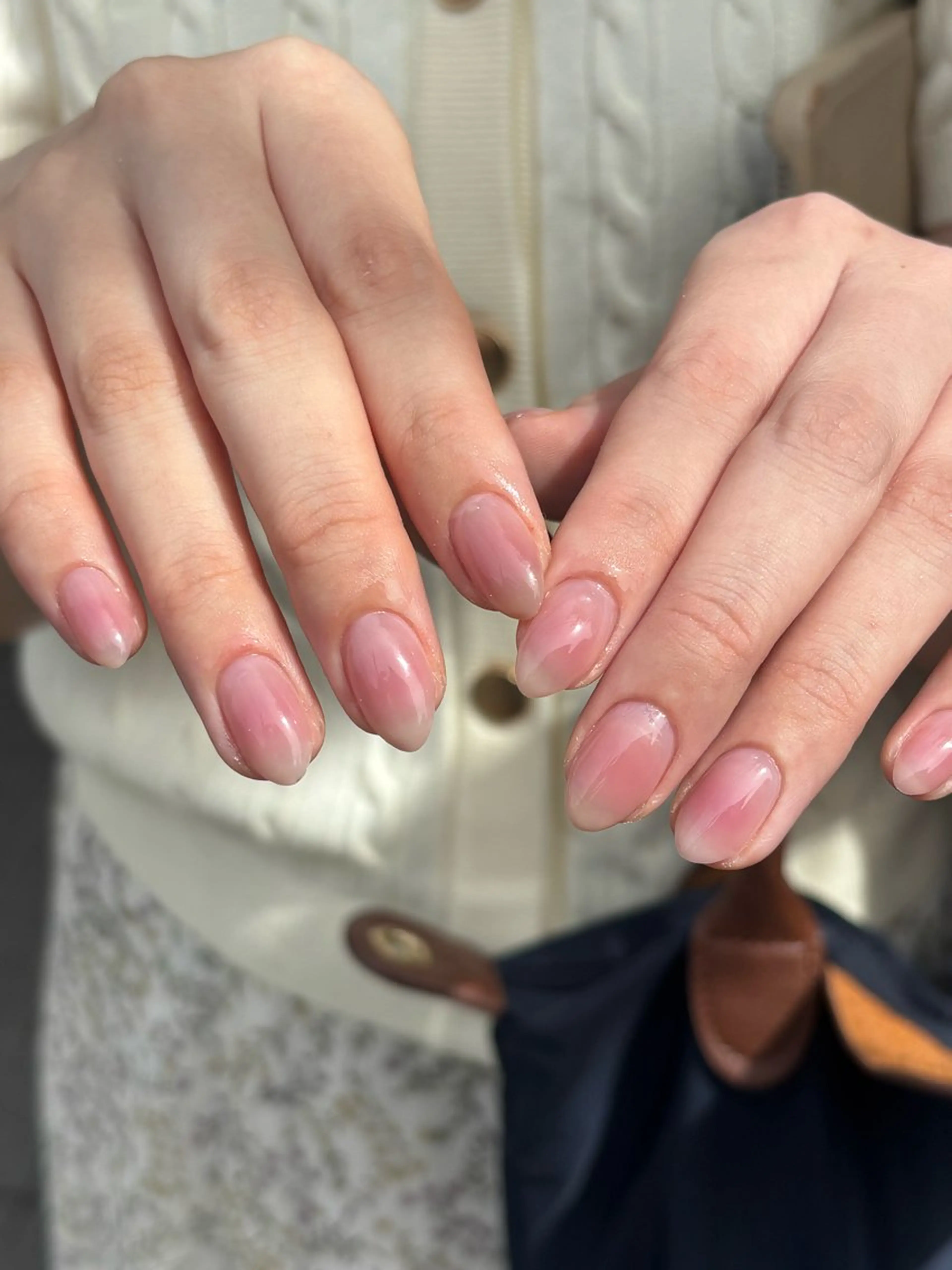 ネイル チークネイル オフィスネイル ピンク シンプルネイル ハンドネイル ハンドケア 🎀NAIL🎀 AI🪄︎︎◝✩のネイルデザイン