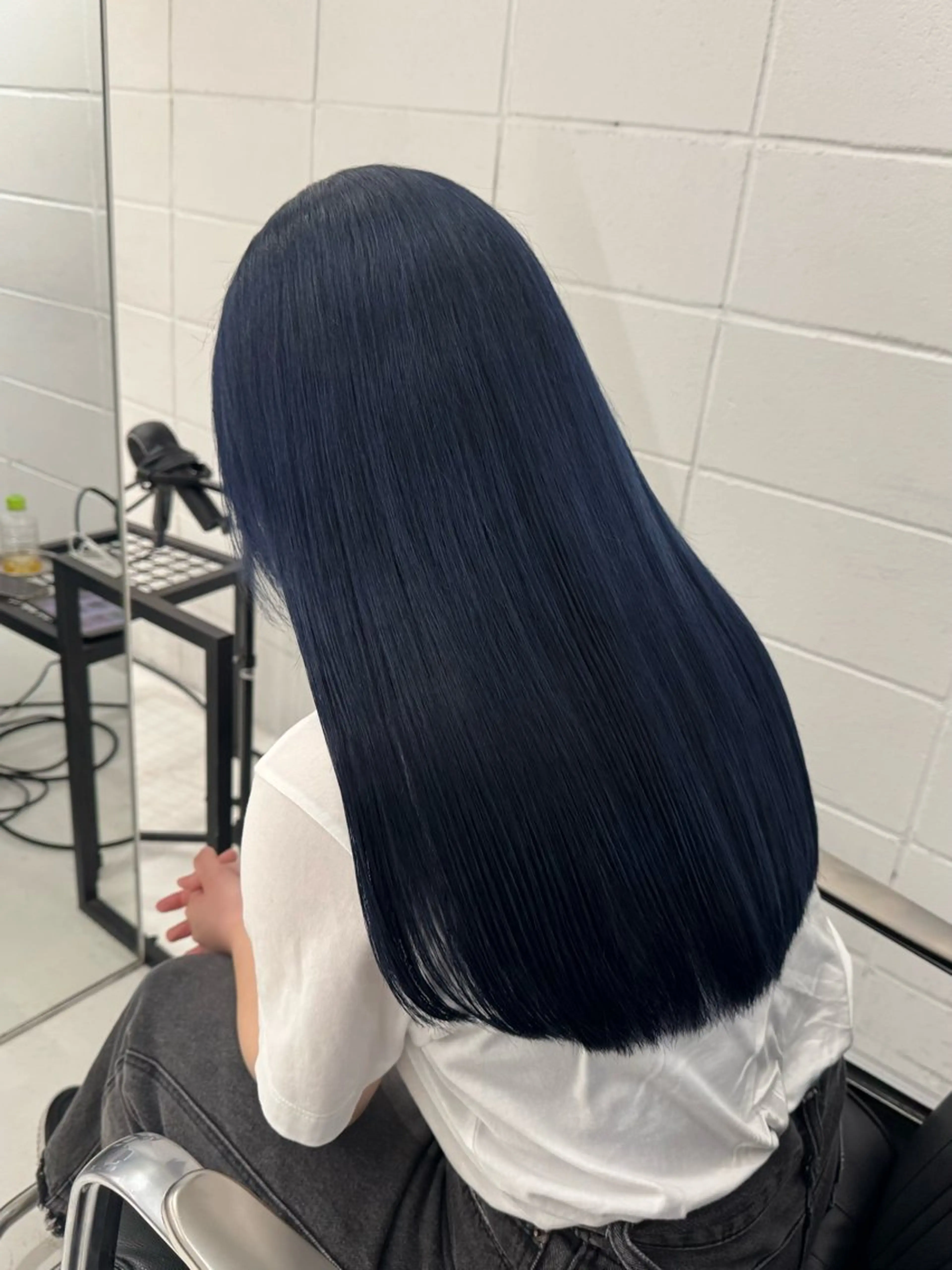 ロング カラー ヘアカラー 原宿 ツヤカラー🫧 ちり🍎のヘアスタイル