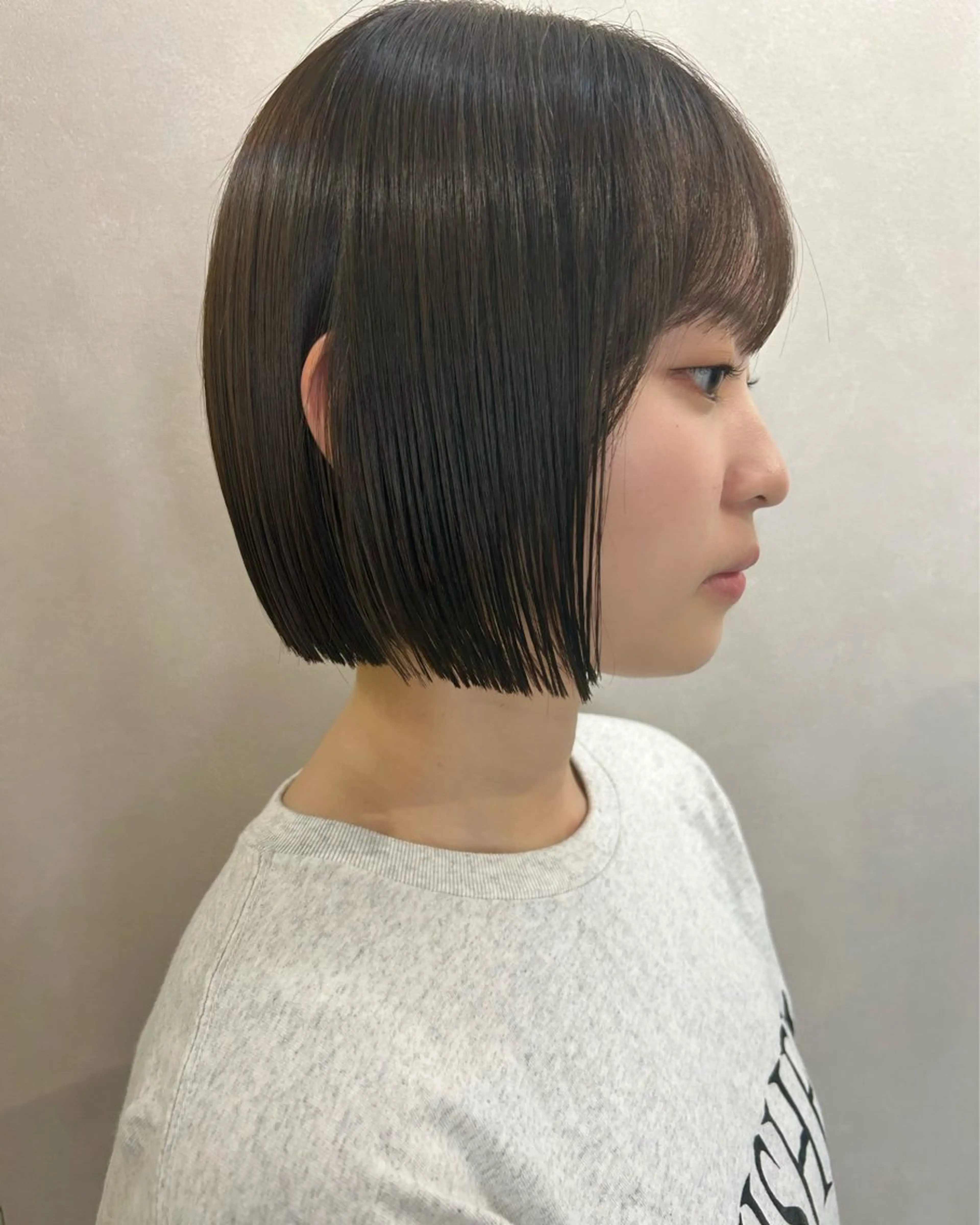 ショート ボブ カット トリートメント hubhair レイヤー/透明感のヘアスタイル