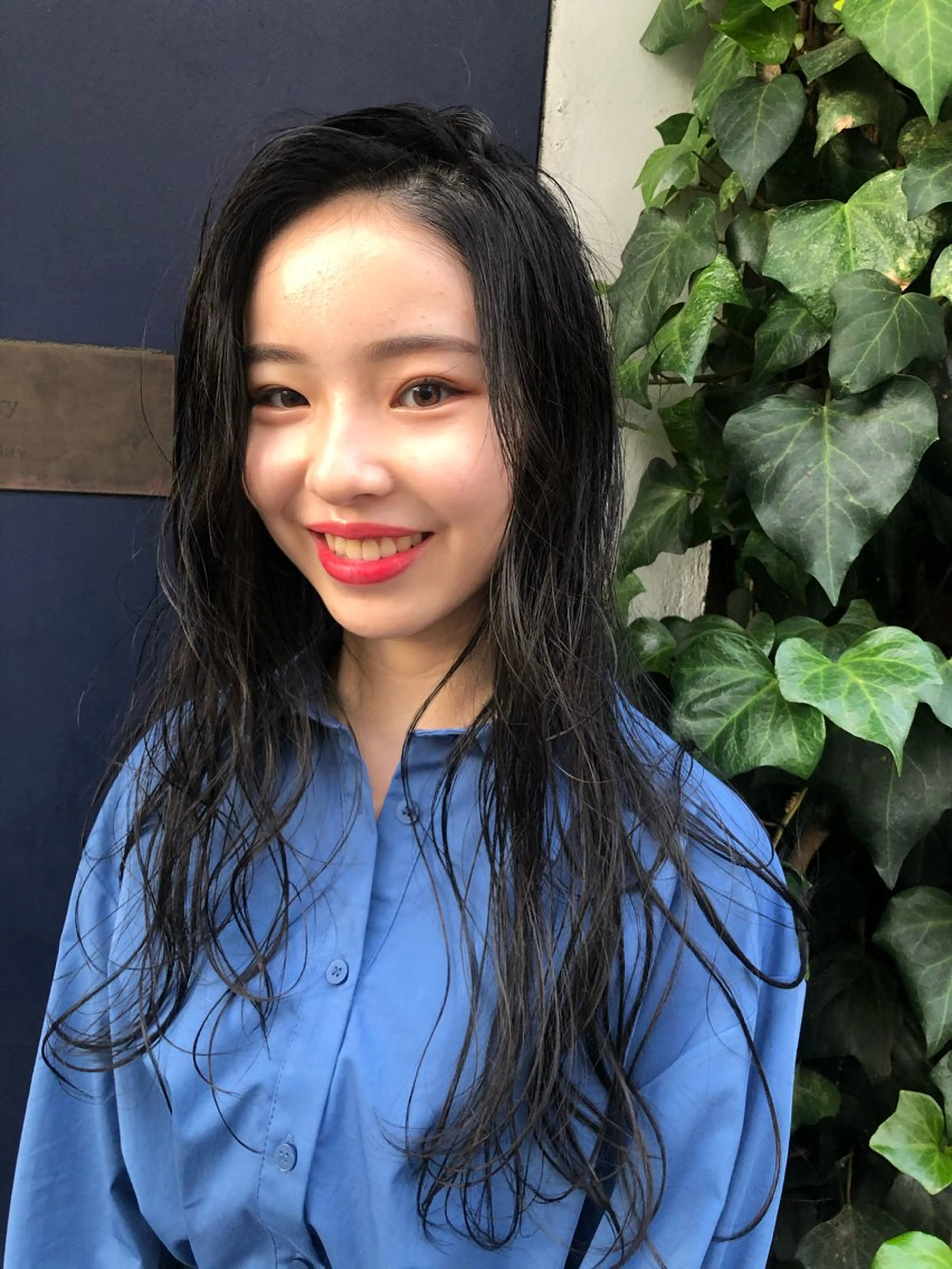 ロング カラー カット ヘアカラー tominaga kentaのヘアスタイル