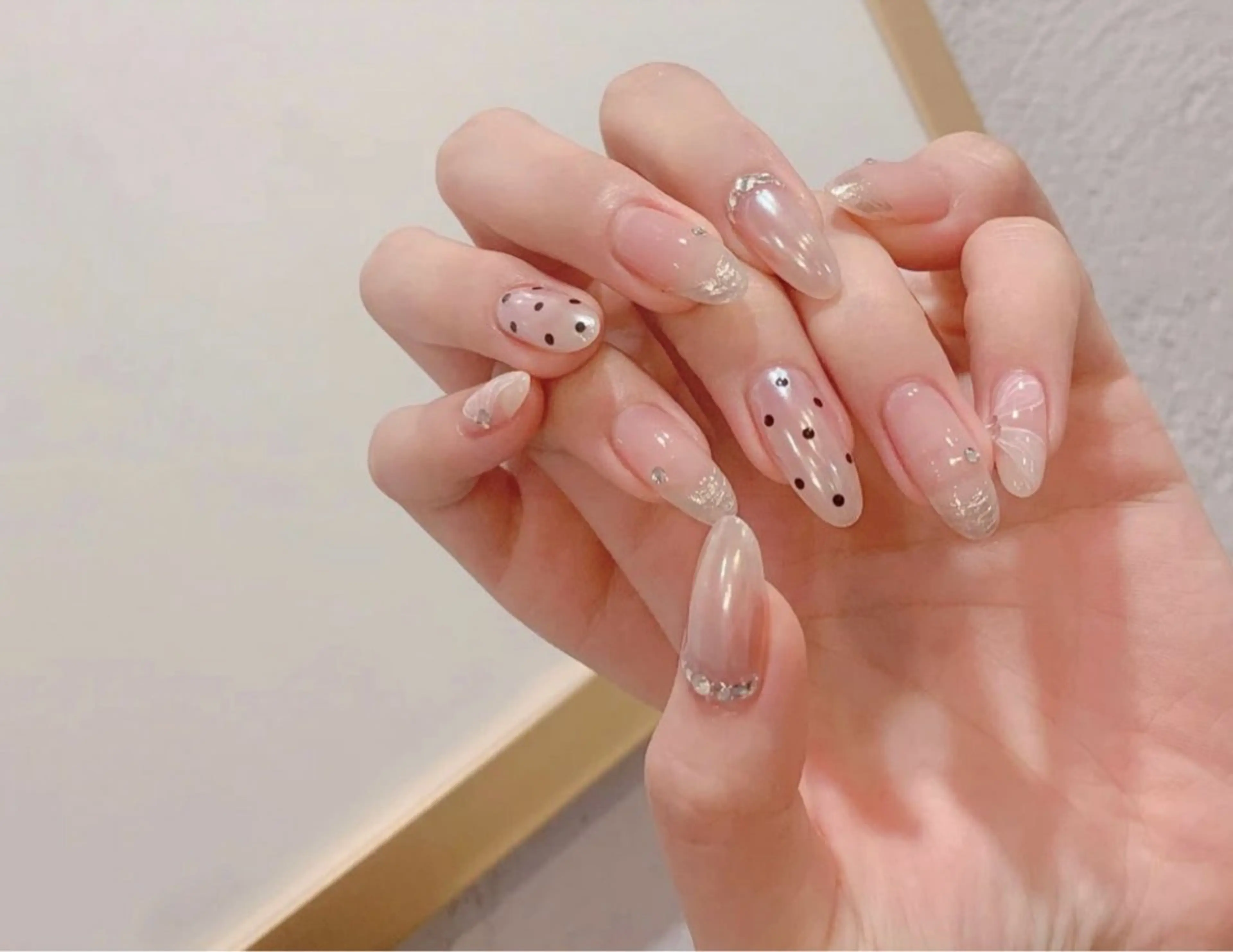 ネイル アートネイル フットネイル フレンチネイル ジェルネイル 韓国ネイル ハンドネイル フットネイル ハンドケア Kawaii Nail Salon所属・Kawaii-jp Tomisatoのネイルデザイン