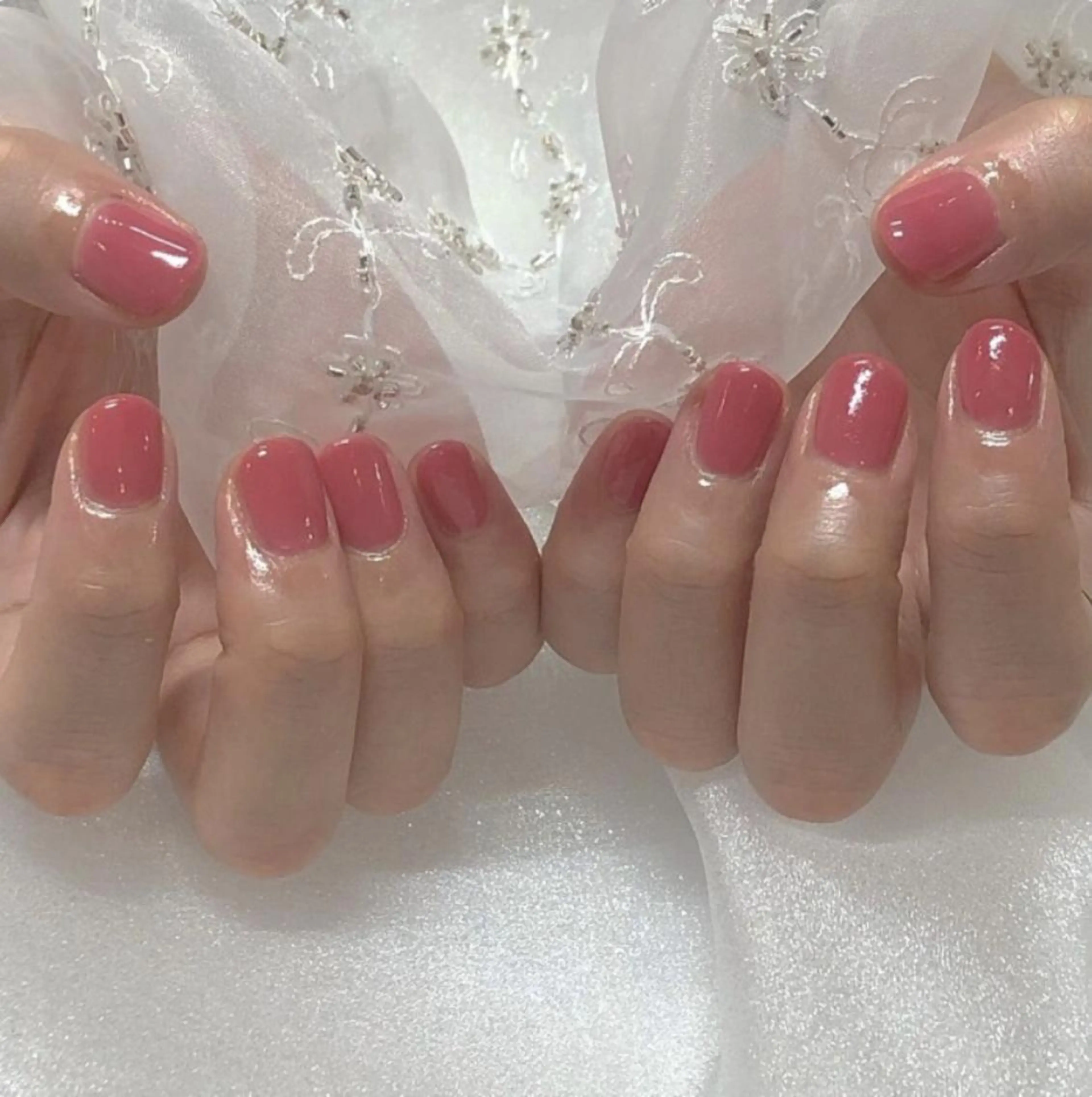 ネイル ジェルネイル マグネットネイル ニュアンスネイル ワンカラーネイル パラジェル パラジェル登録サロン N°nail 立川のネイルデザイン