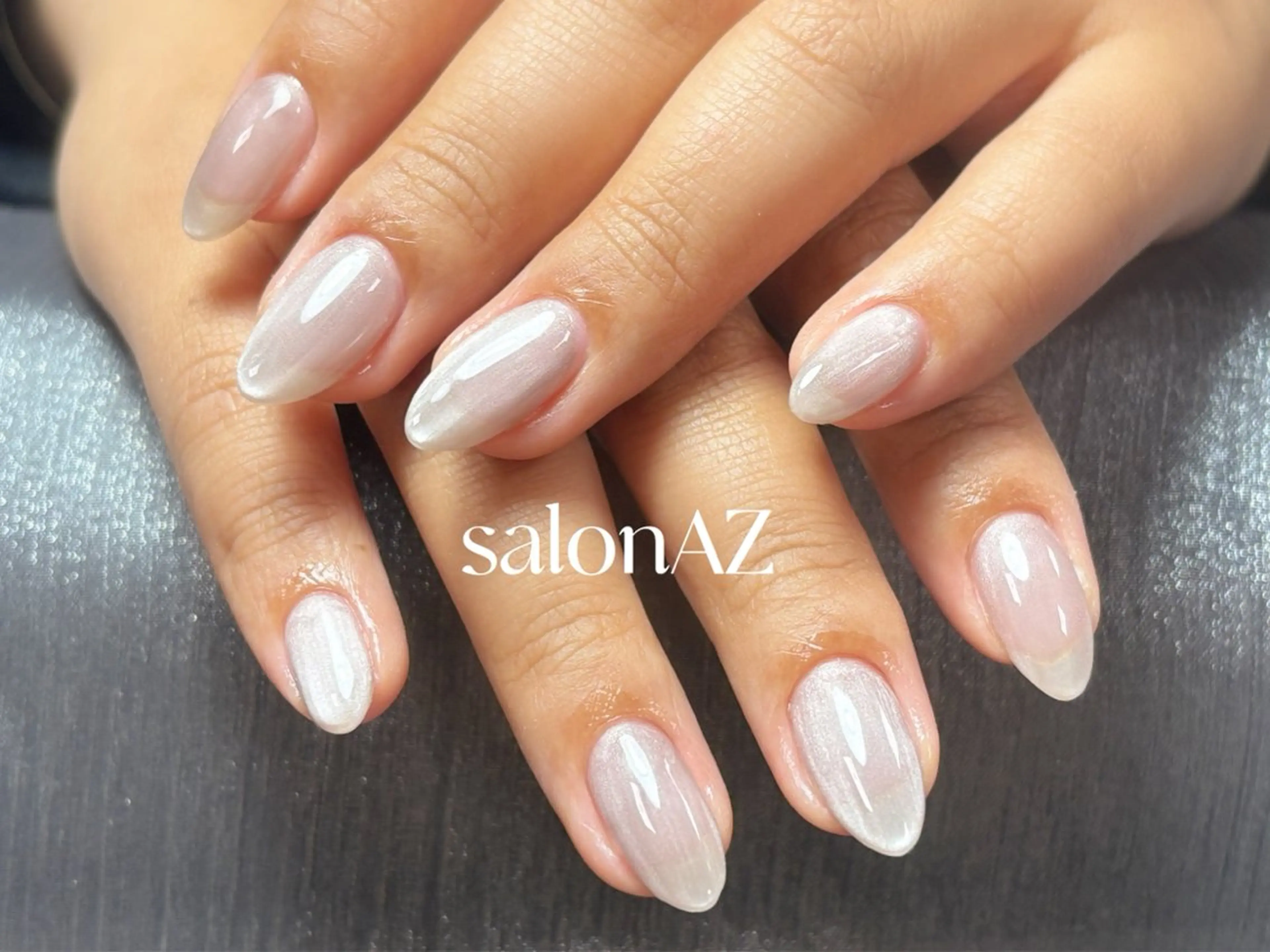 ネイル 桜ネイル 長さ出し フットネイル フレンチネイル ジェルネイル ハンドネイル salonAZ トップネイリストのネイルデザイン