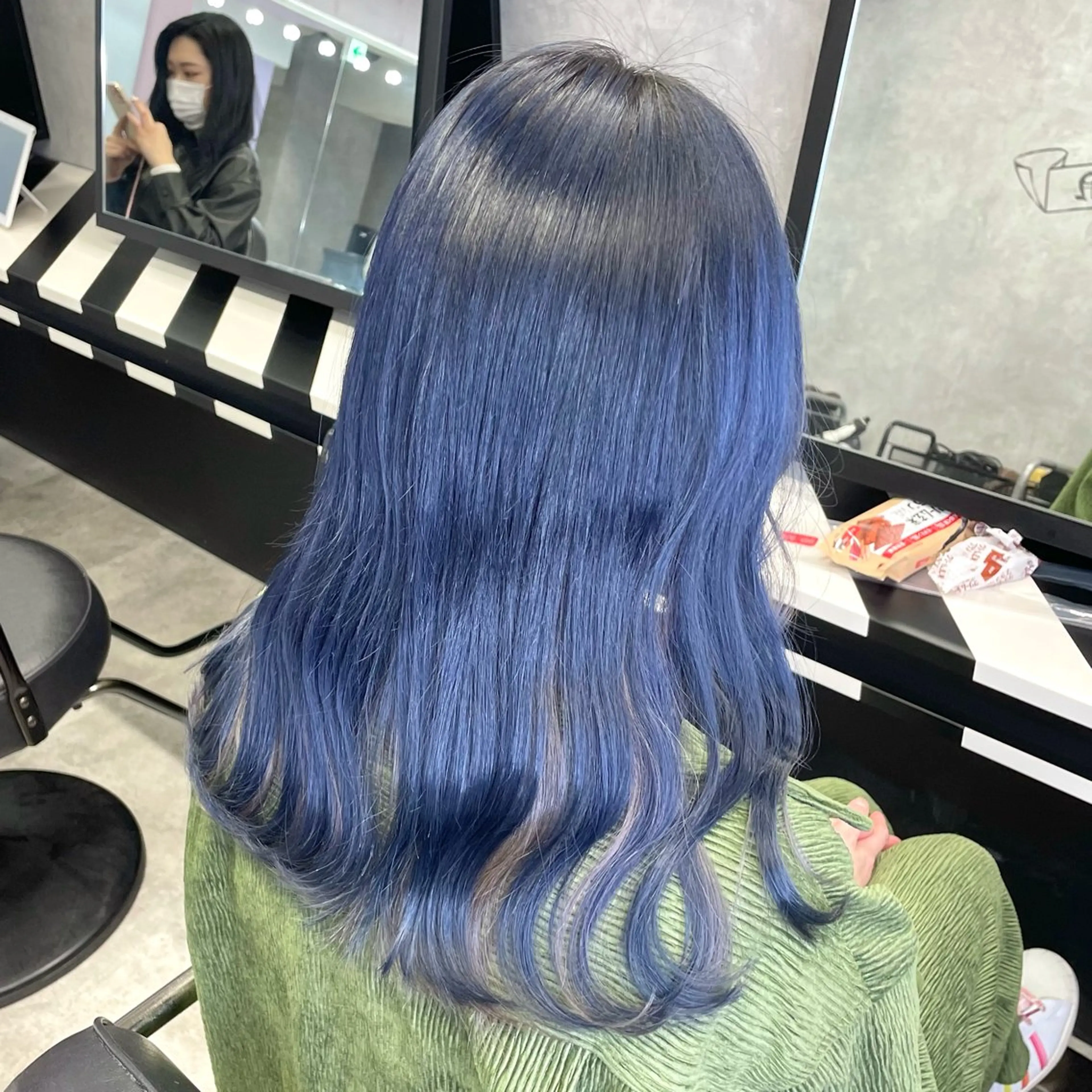 カラー ベージュカラー ブリーチ ダブルカラー グレージュ ハイトーンカラー ミルクティーベージュ /ピンク/大阪/堀江のヘアスタイル