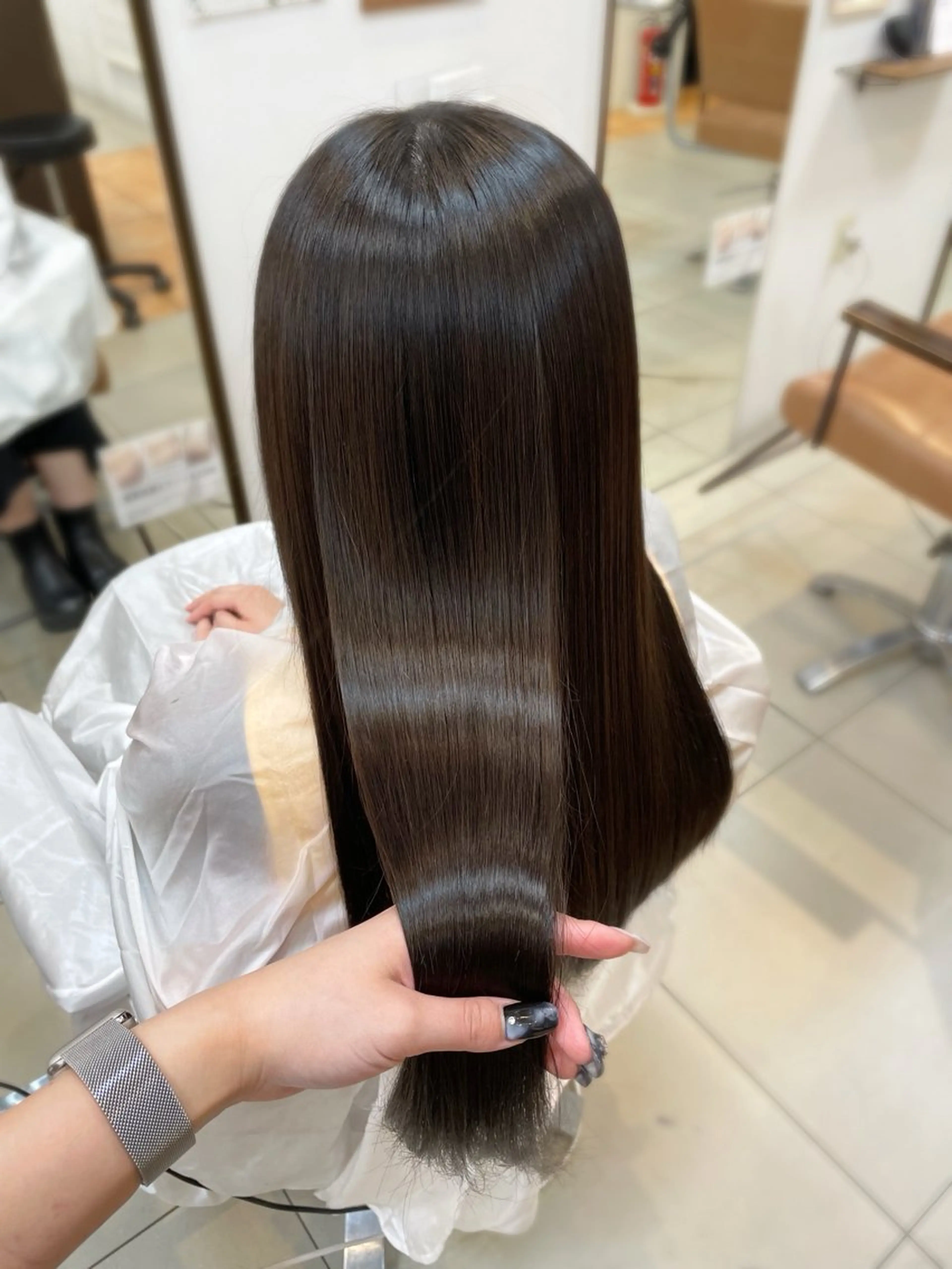 ロング カラー 髪質改善 ヘアカラー トリートメント 水島 真彩のその他イメージ