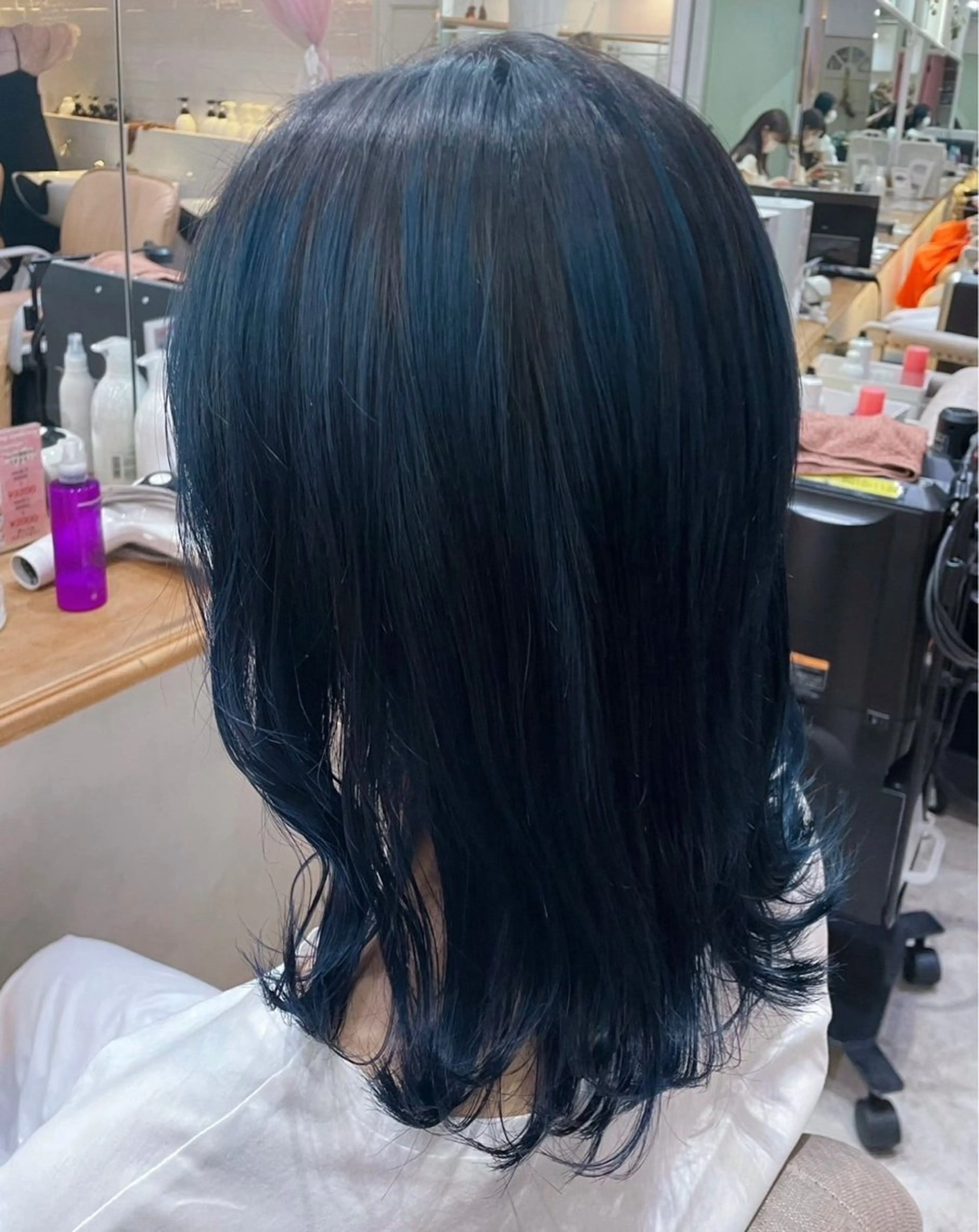 ロング カラー モデル募集中‎🤍 山崎妃香のヘアスタイル