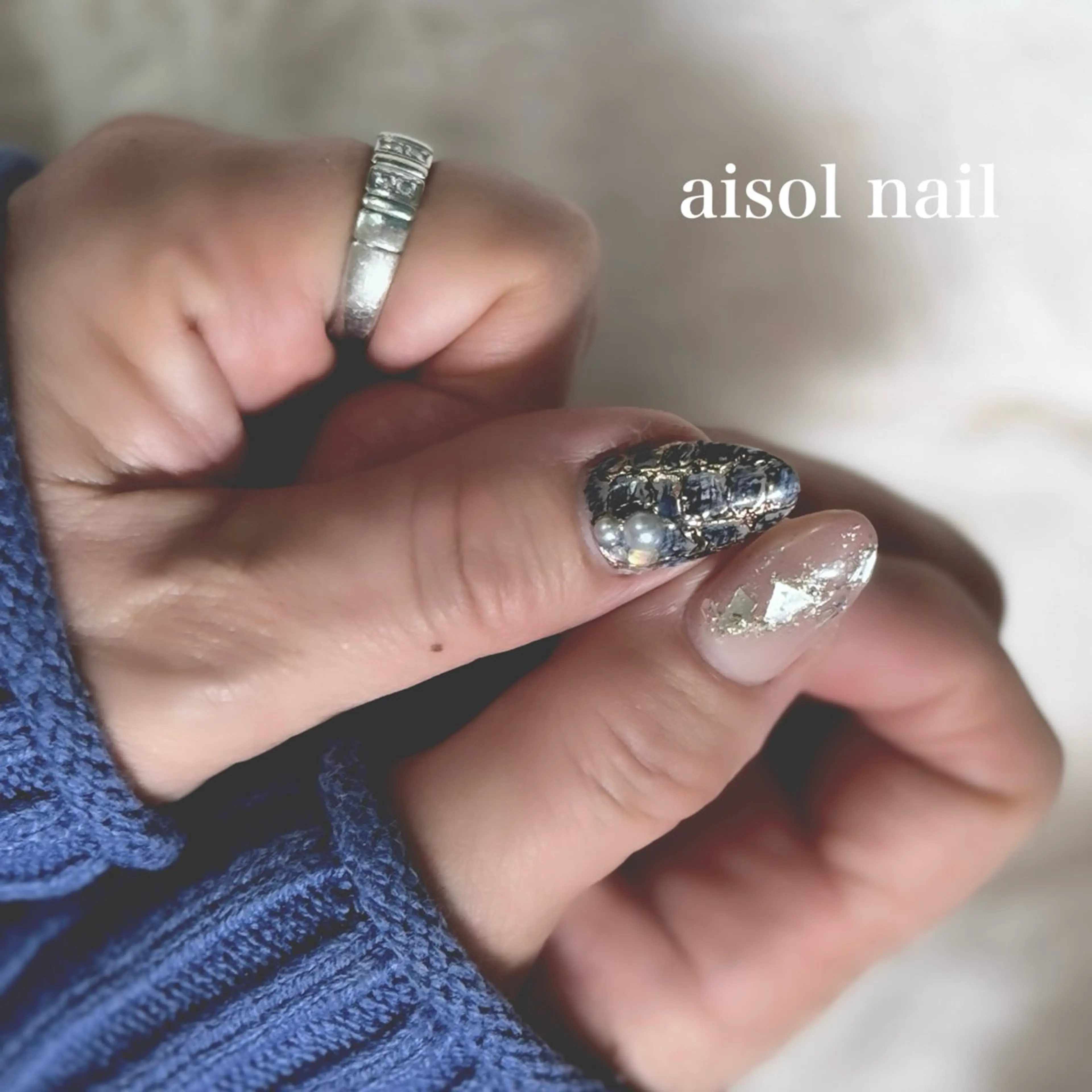 ネイル ニュアンスネイル ハンドネイル Aisol nail salonのネイルデザイン
