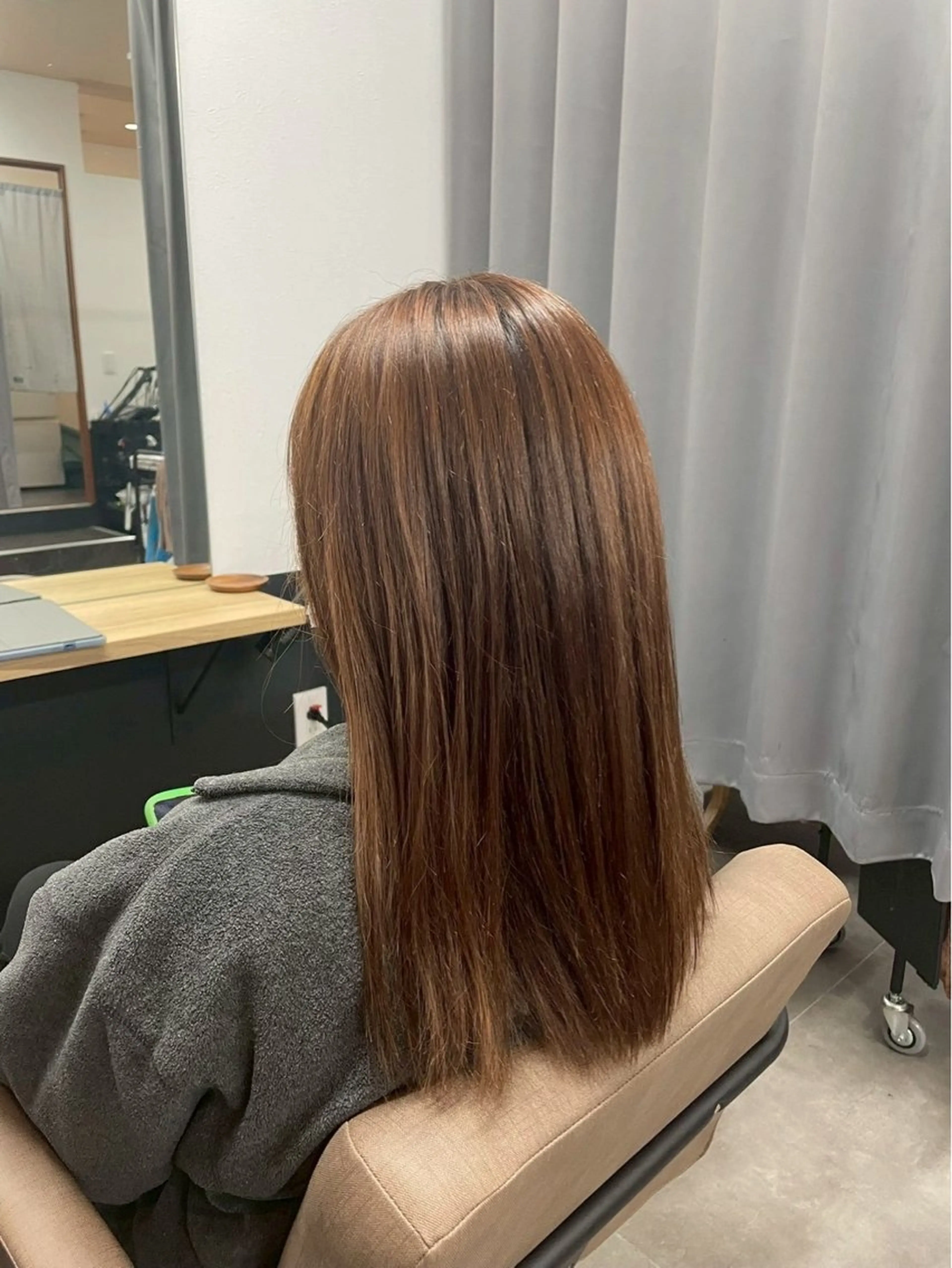ロング カラー 篠原 翔哉のヘアスタイル