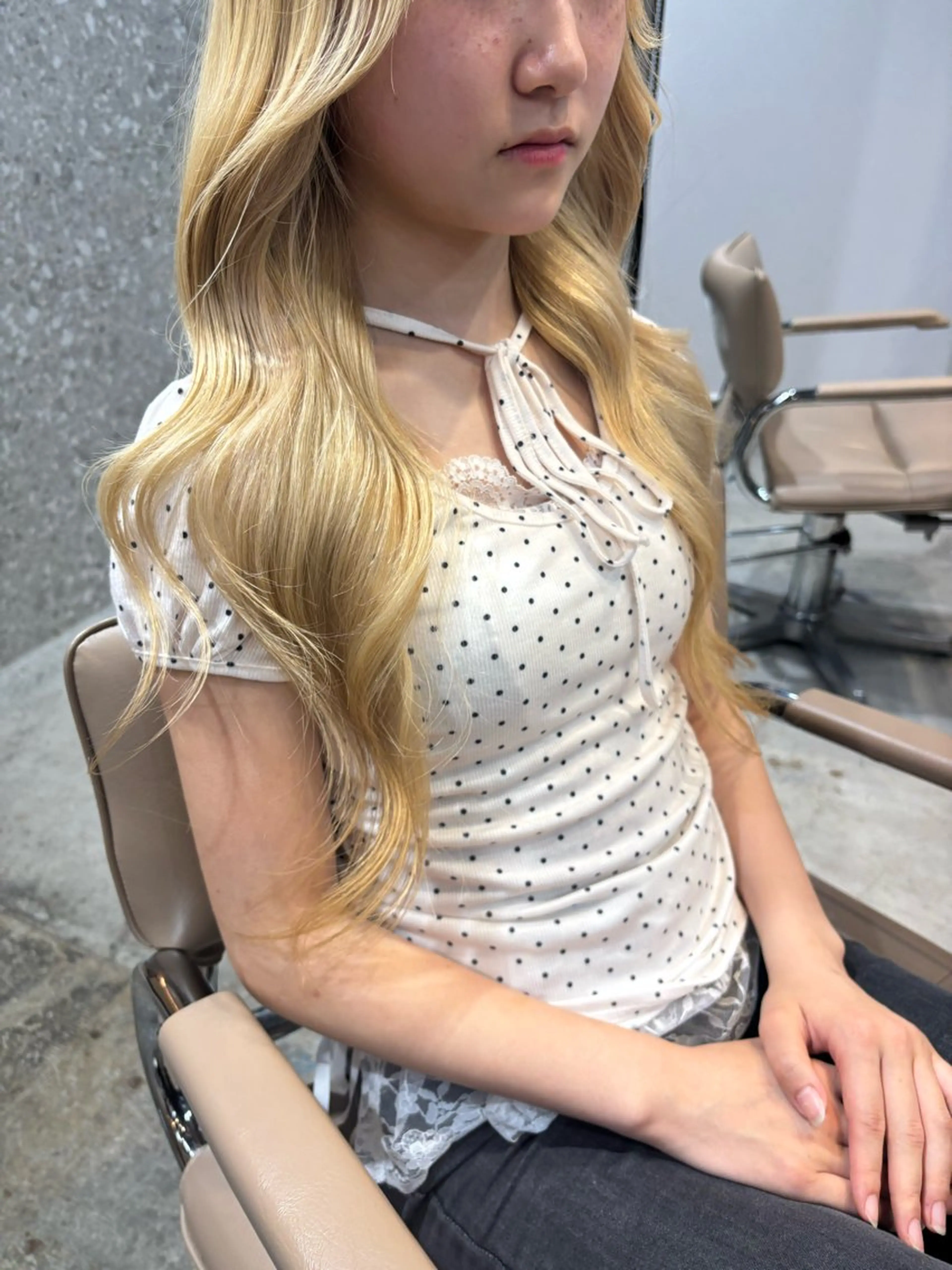 ロング カラー ヘアカラー ハイトーン/ラベンダ ー/ユイナ🪄のヘアスタイル