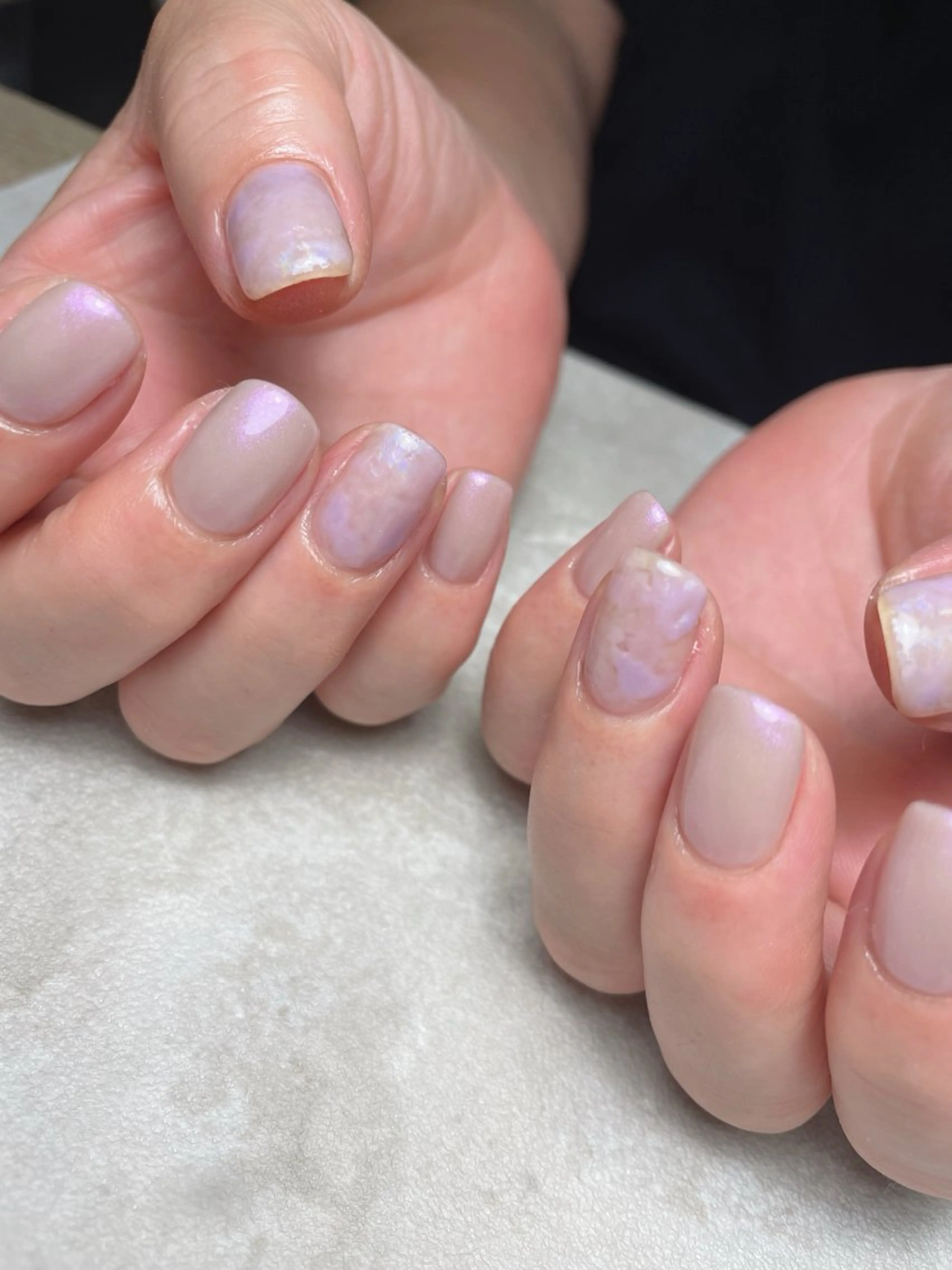 ネイル アートネイル ニュアンスネイル シンプルネイル ハンドネイル 西出 勝美のネイルデザイン