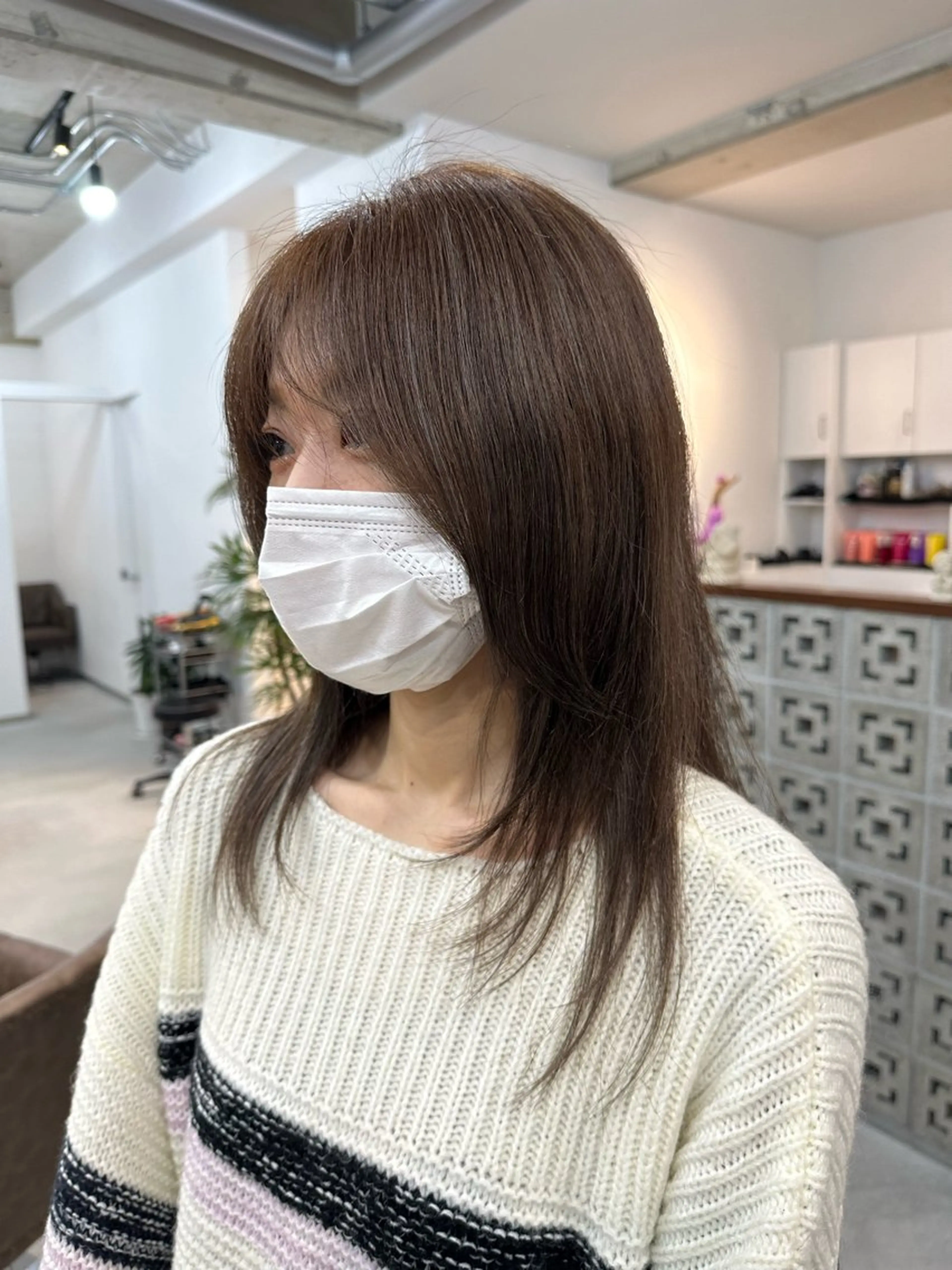 ロング カット ヘアカラー トリートメント カイリ /レイヤーカットのヘアスタイル