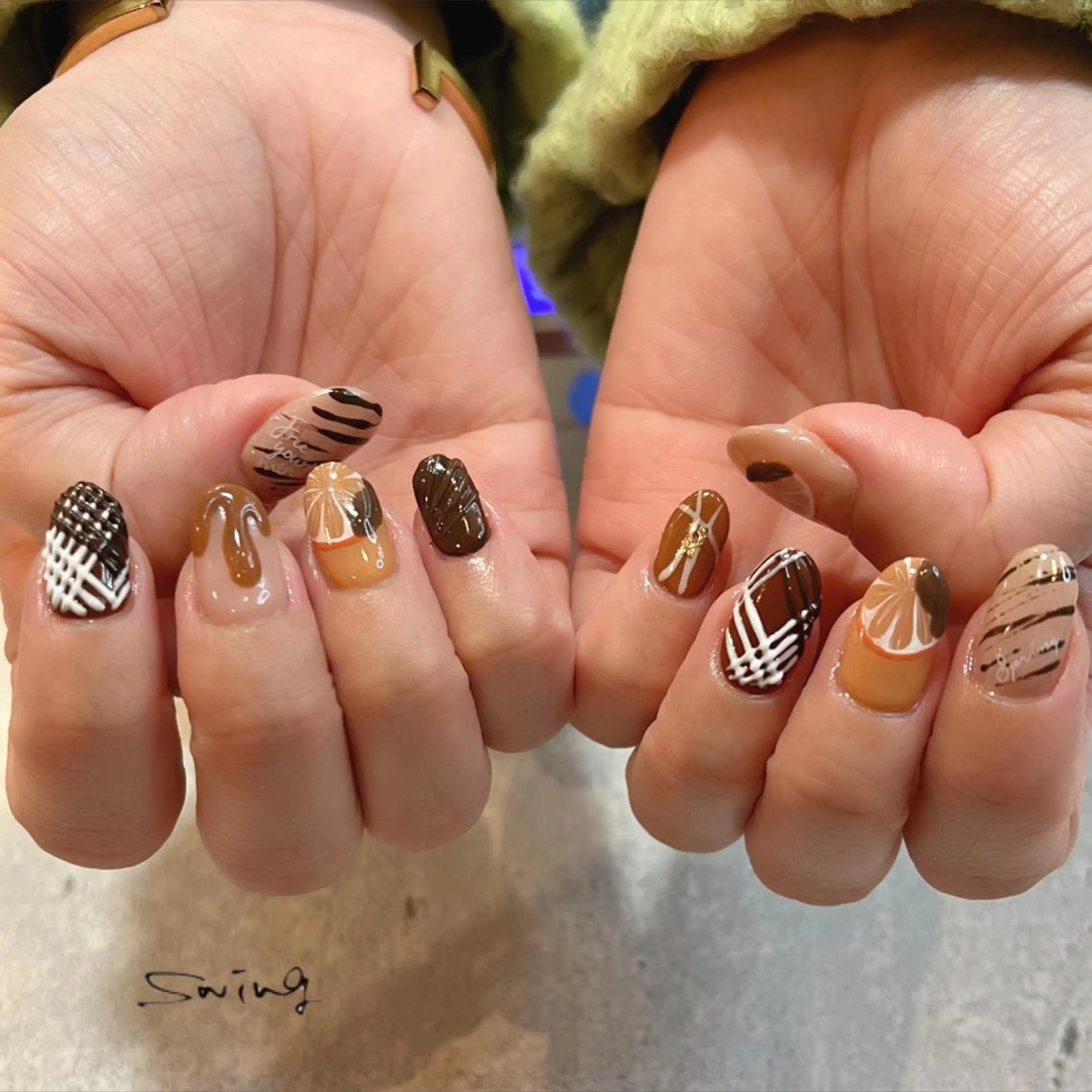 ネイル バレンタイン SWING Nail Salon所属・Yoshida Takakoのネイルデザイン