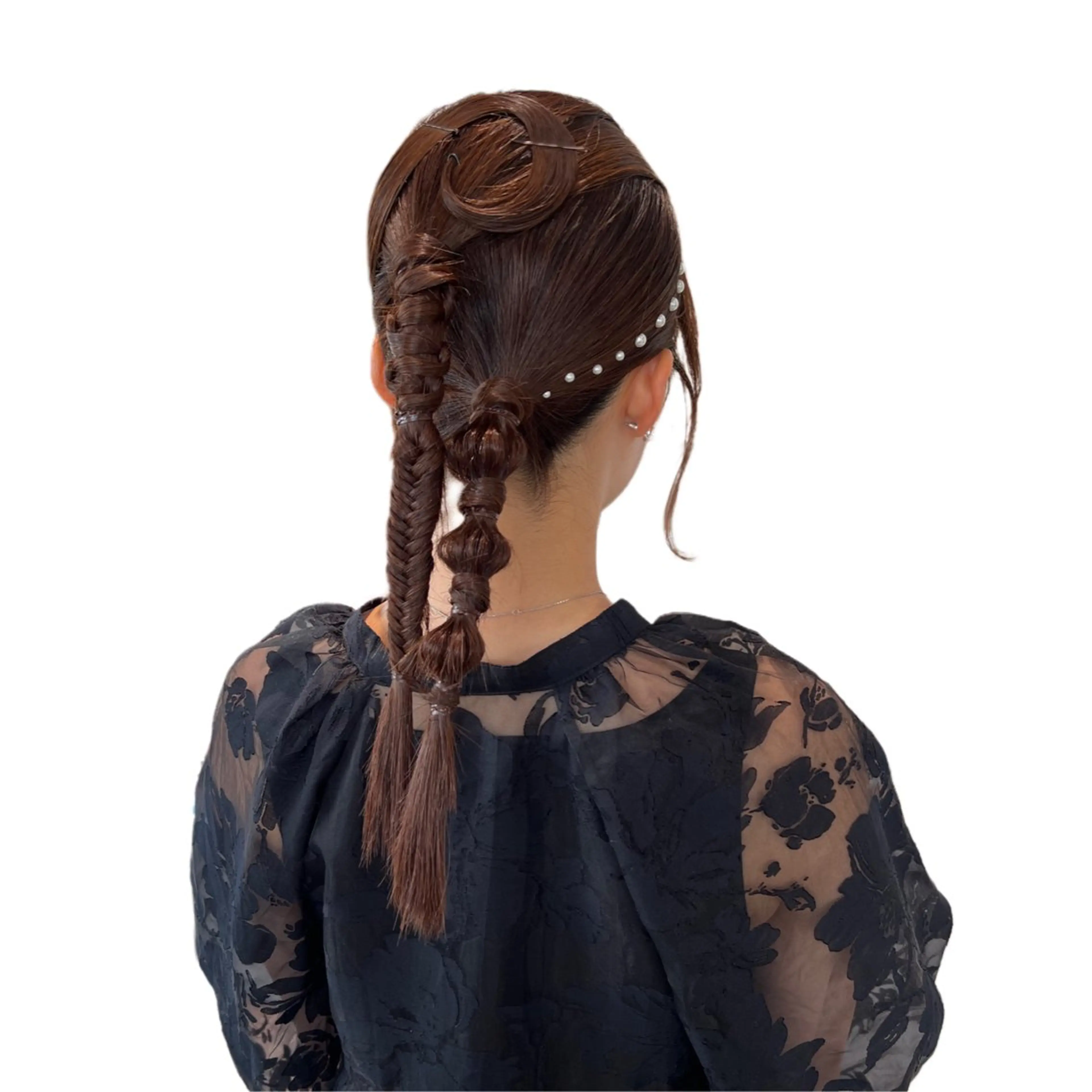セミロング ヘアセット SALOWIN： KASUMIのヘアスタイル