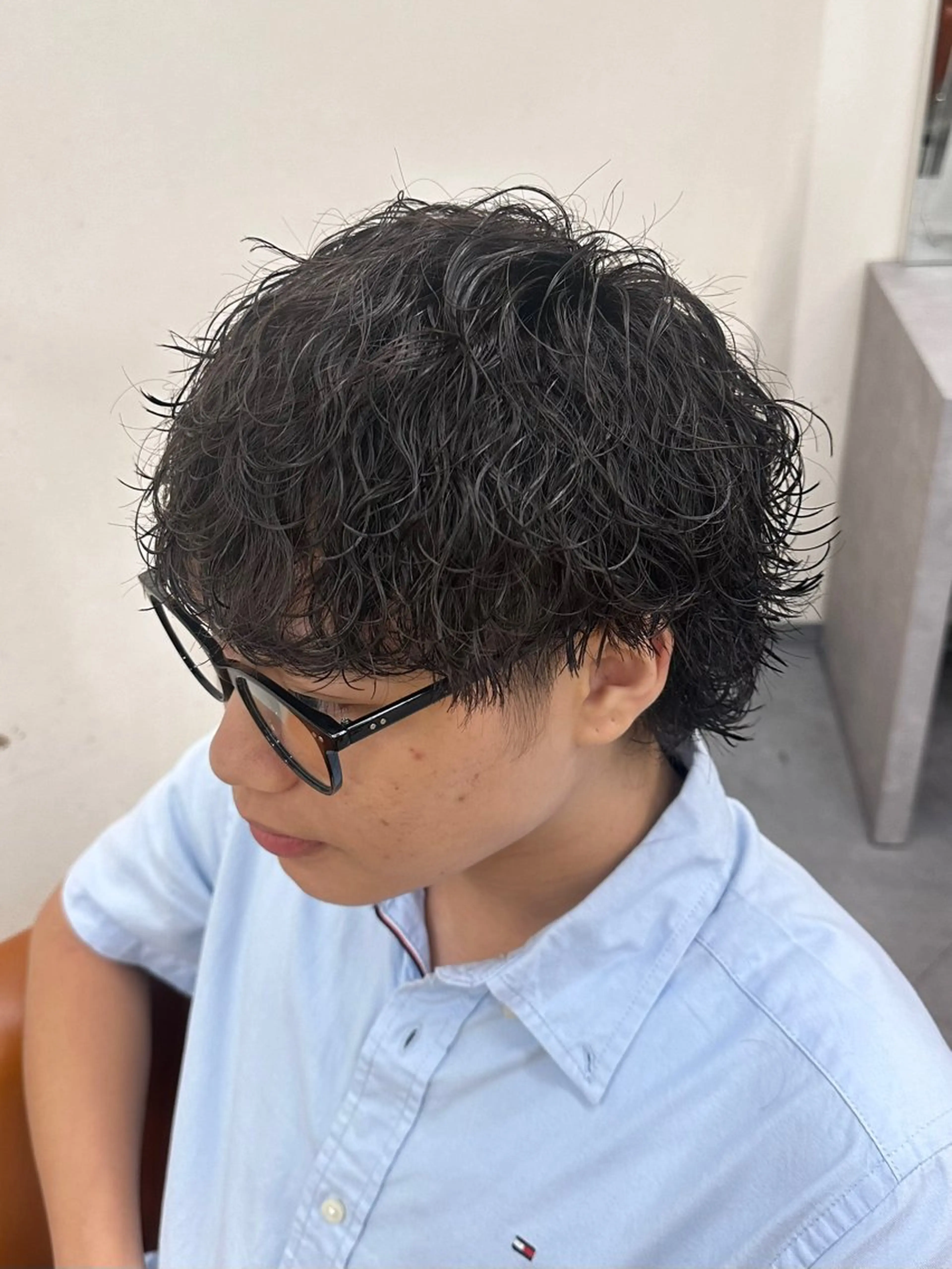 パーマ メンズ カット パーマ KING of hair by NOISM所属・梅田/メンズカット/ パーマ/秋本 大智のヘアスタイル