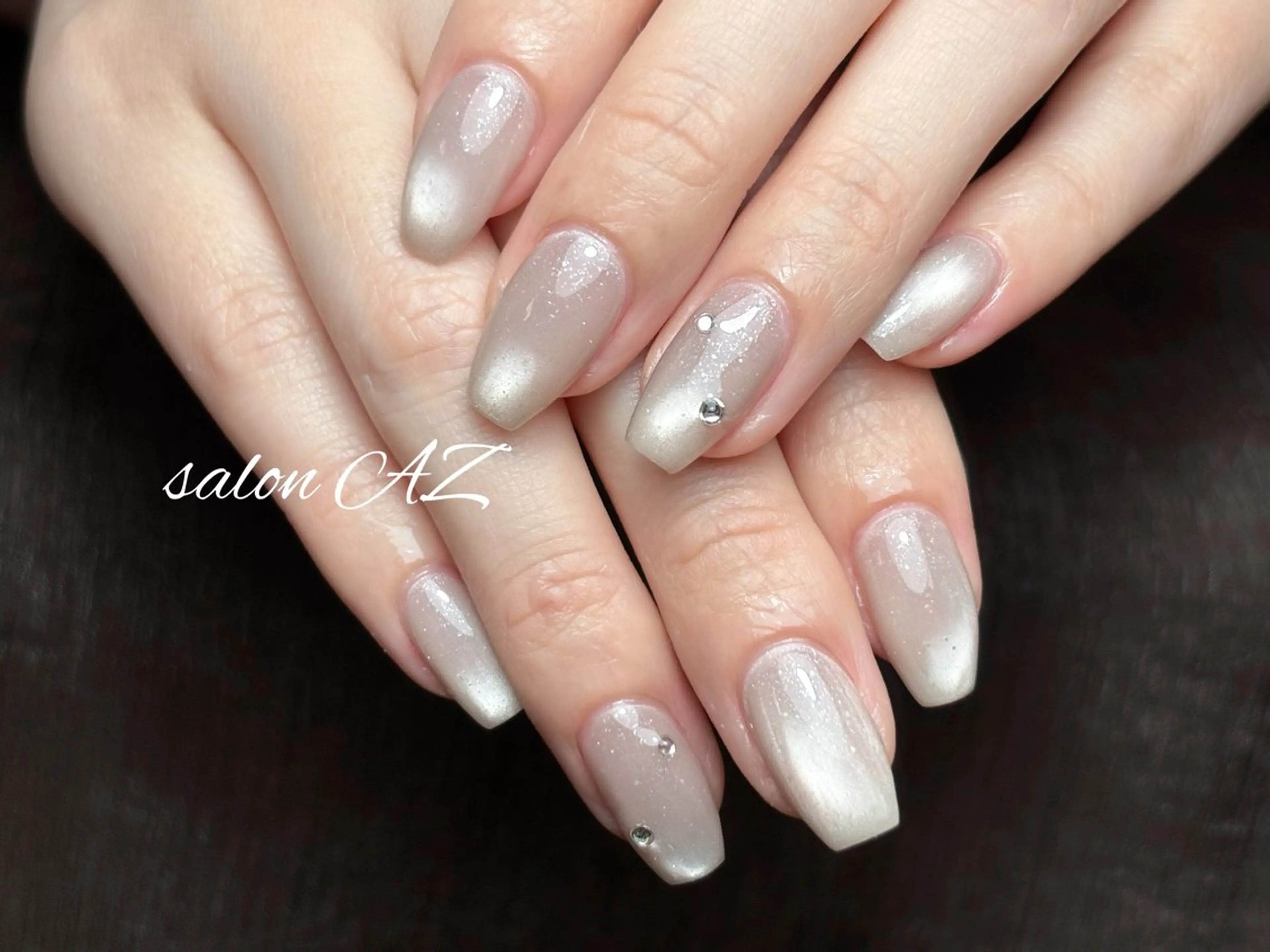 ネイル アートネイル 長さ出し フットネイル フレンチネイル ジェルネイル ハンドネイル salonAZ トップネイリストのネイルデザイン