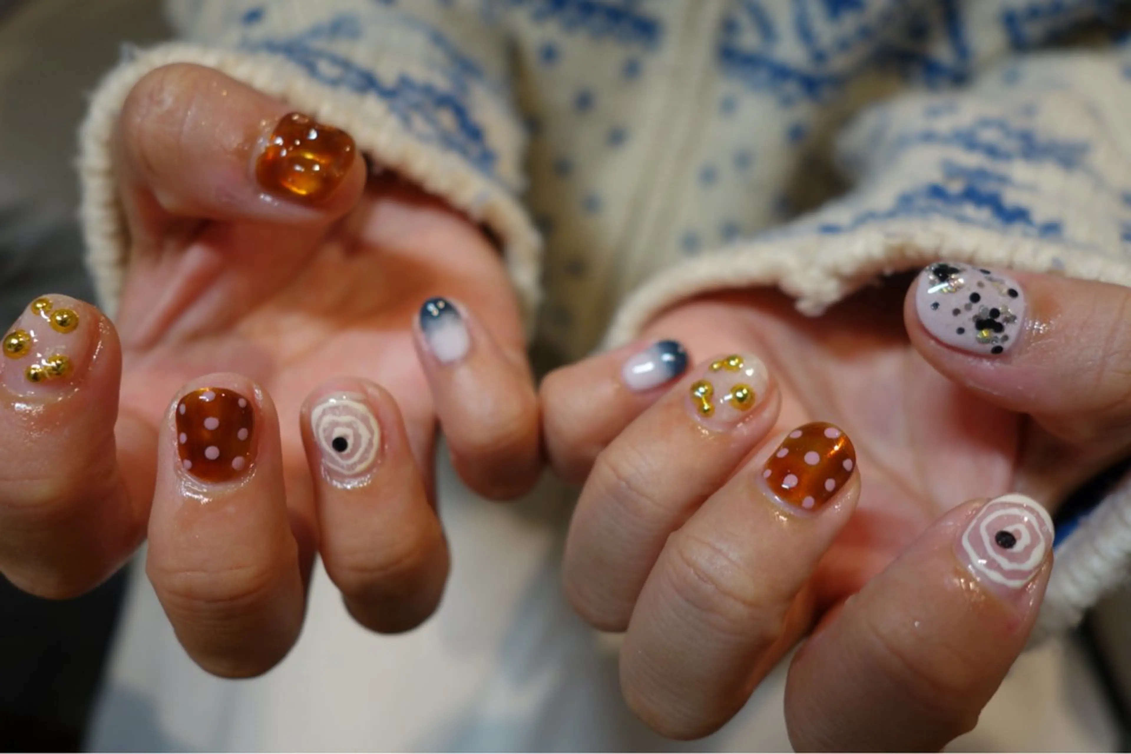 ネイル 持ち込み ハンドネイル tsumeasobi所属・tsumeasobi 🪬macoのネイルデザイン