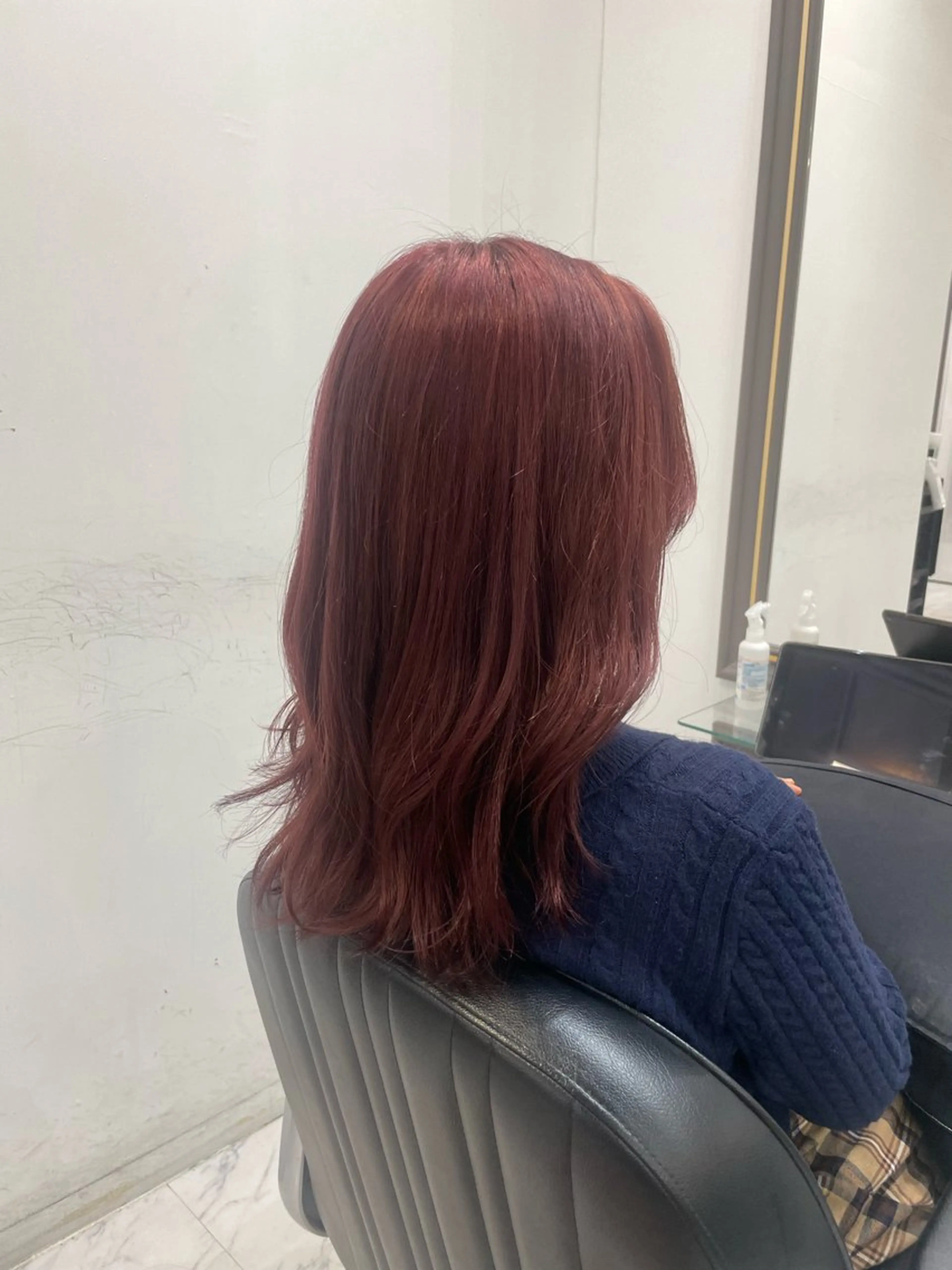 セミロング ヘアカラー トリートメント 今村 南穂のヘアスタイル