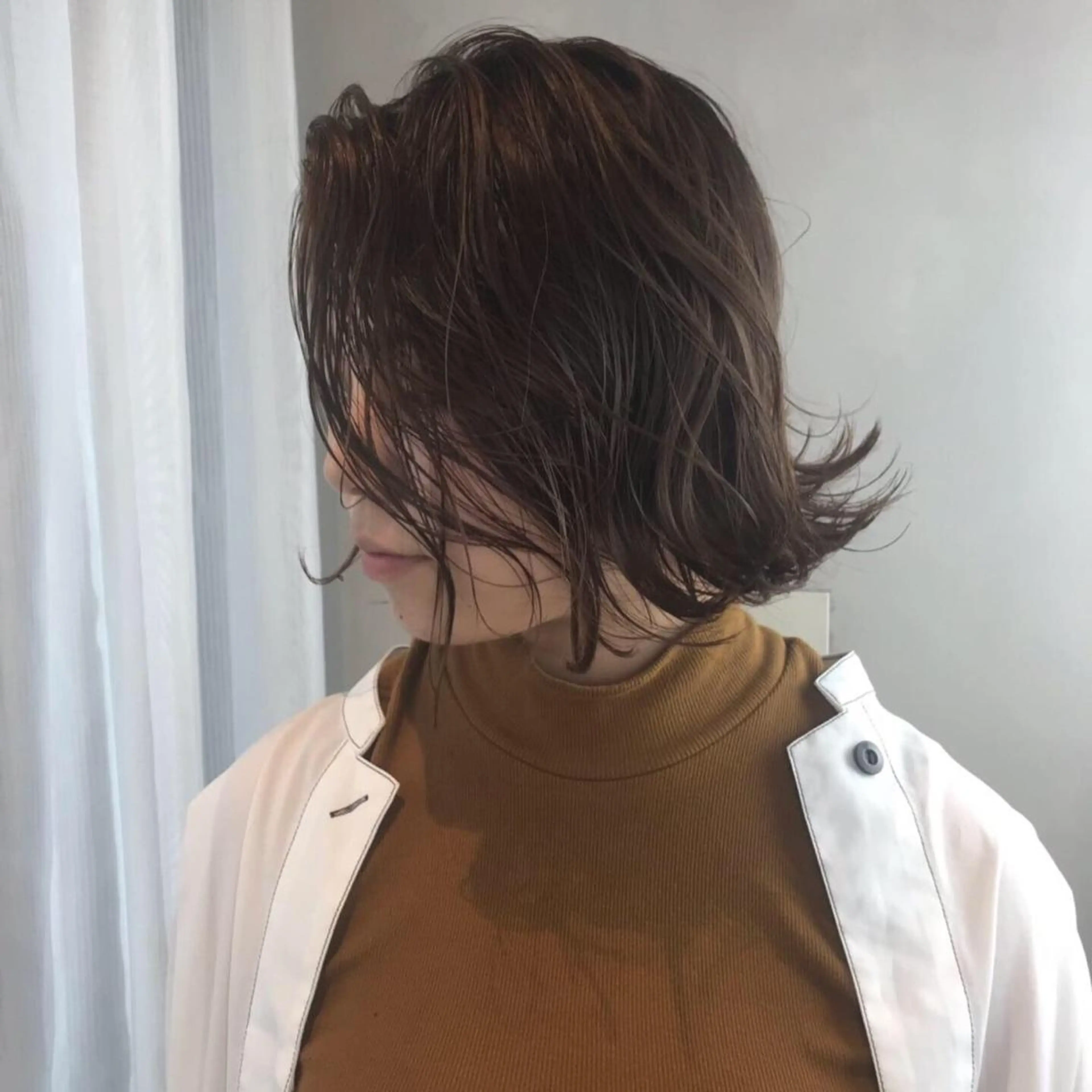 ショート カラー L’atelier BROCANTE （ラトリエ　ブロカント）所属・BROCANTE立川 karasawa.nのヘアスタイル