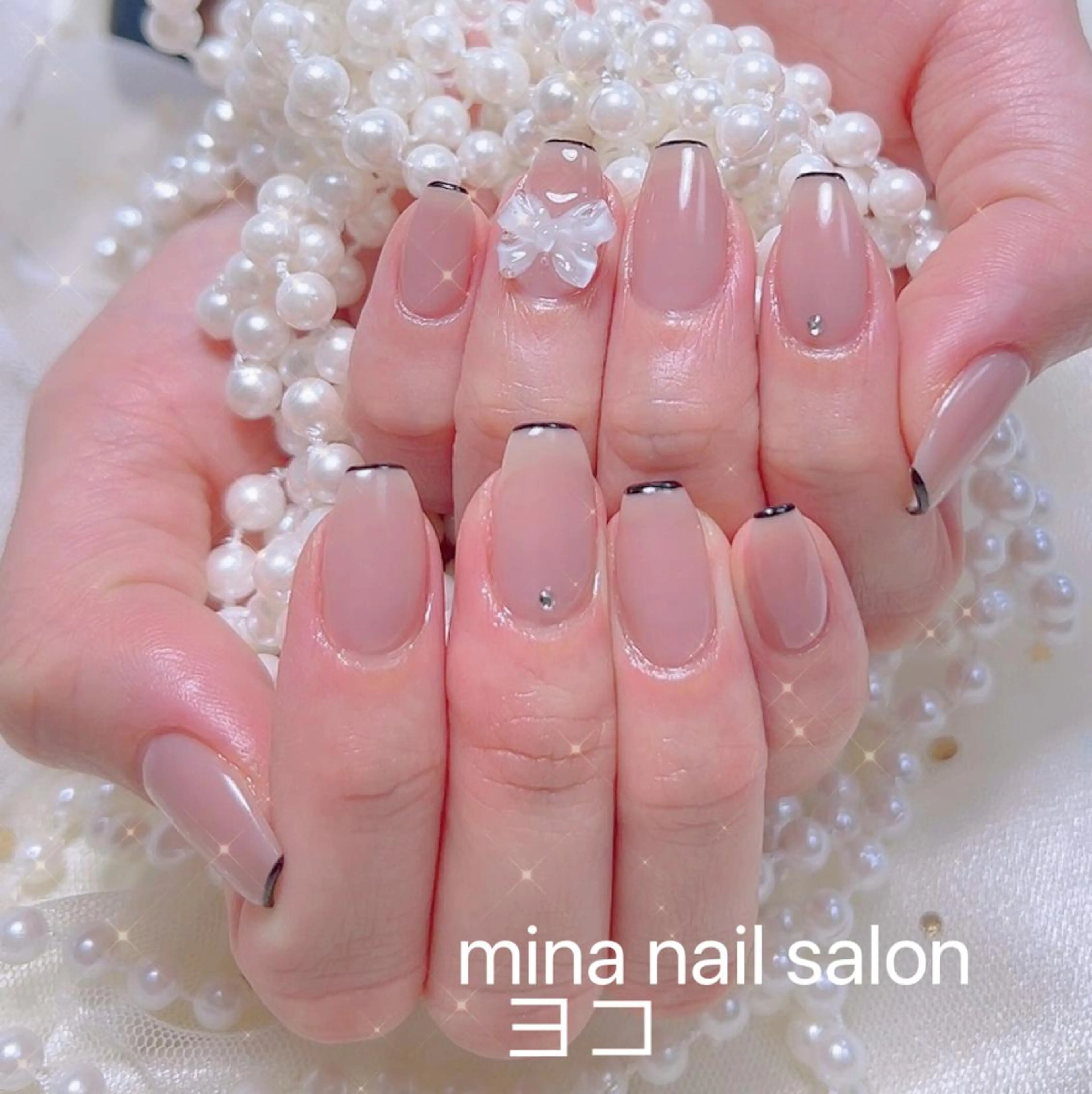 ネイル Mina🧸 韓国風ネイル🎀のネイルデザイン