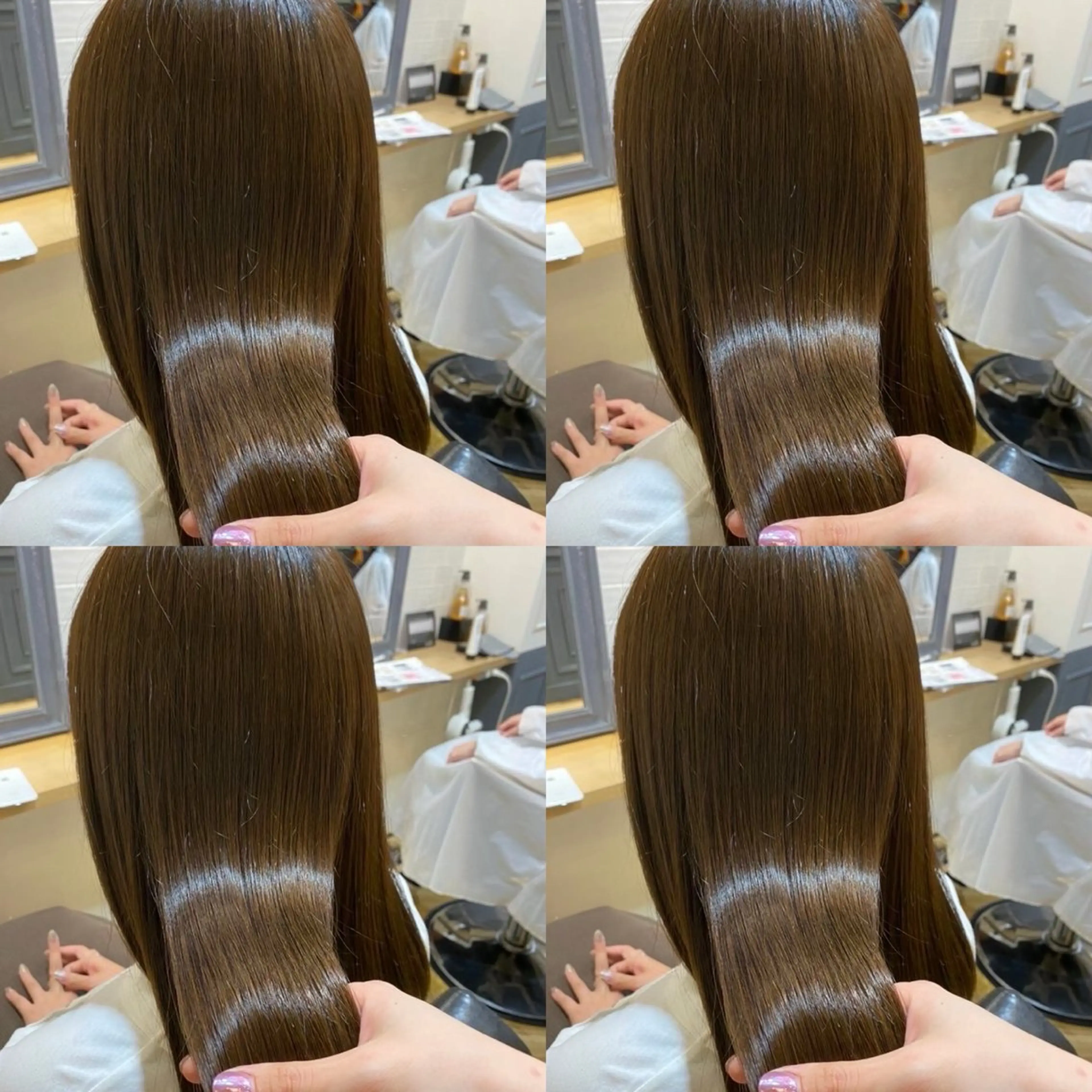 ロング カラー ヘアカラー トリートメント 韓国レイヤー/ ハッシュカットひかるのヘアスタイル