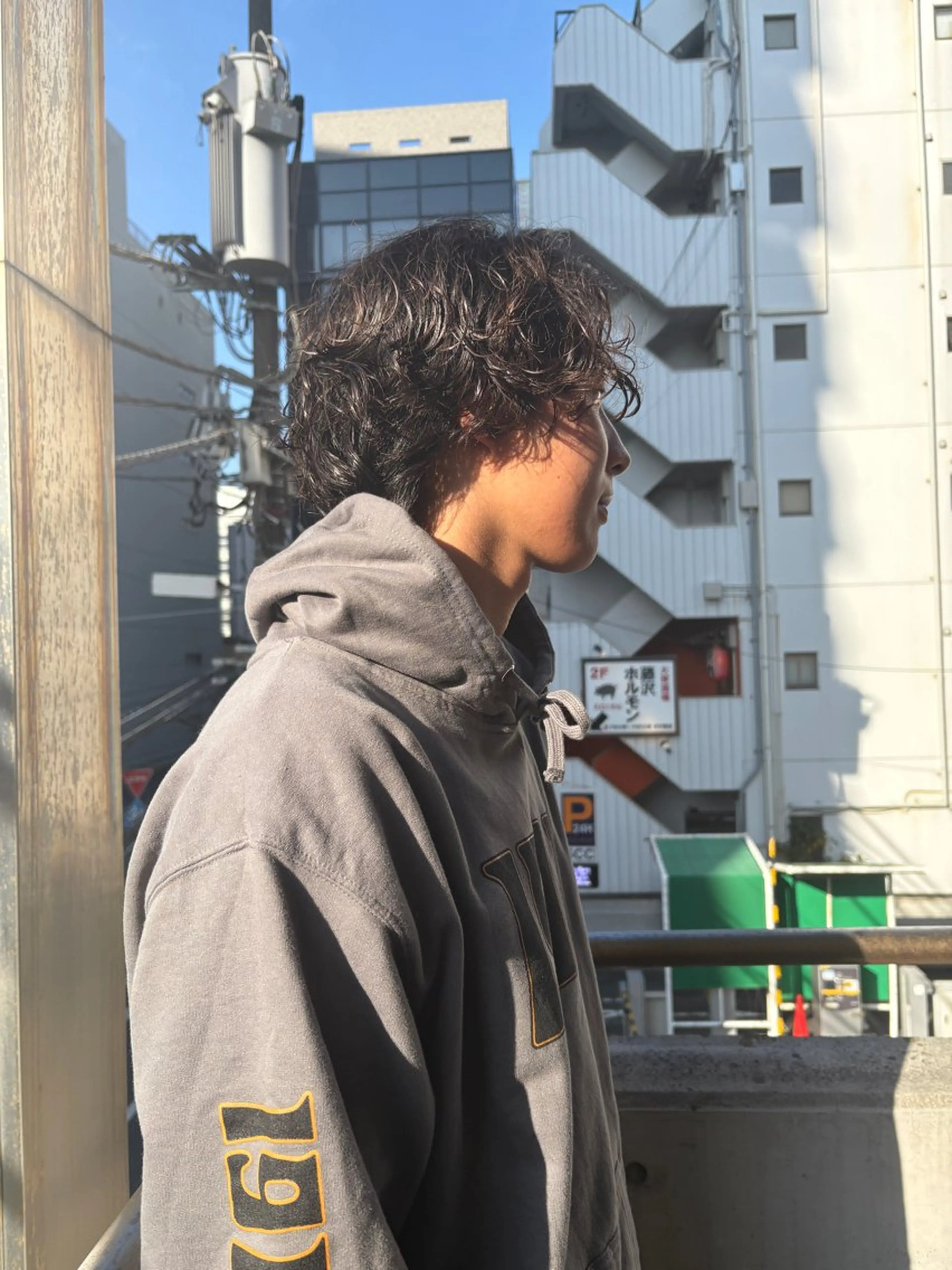 ミディアム パーマ メンズ パーマ特化/ 藤沢/HYOのヘアスタイル