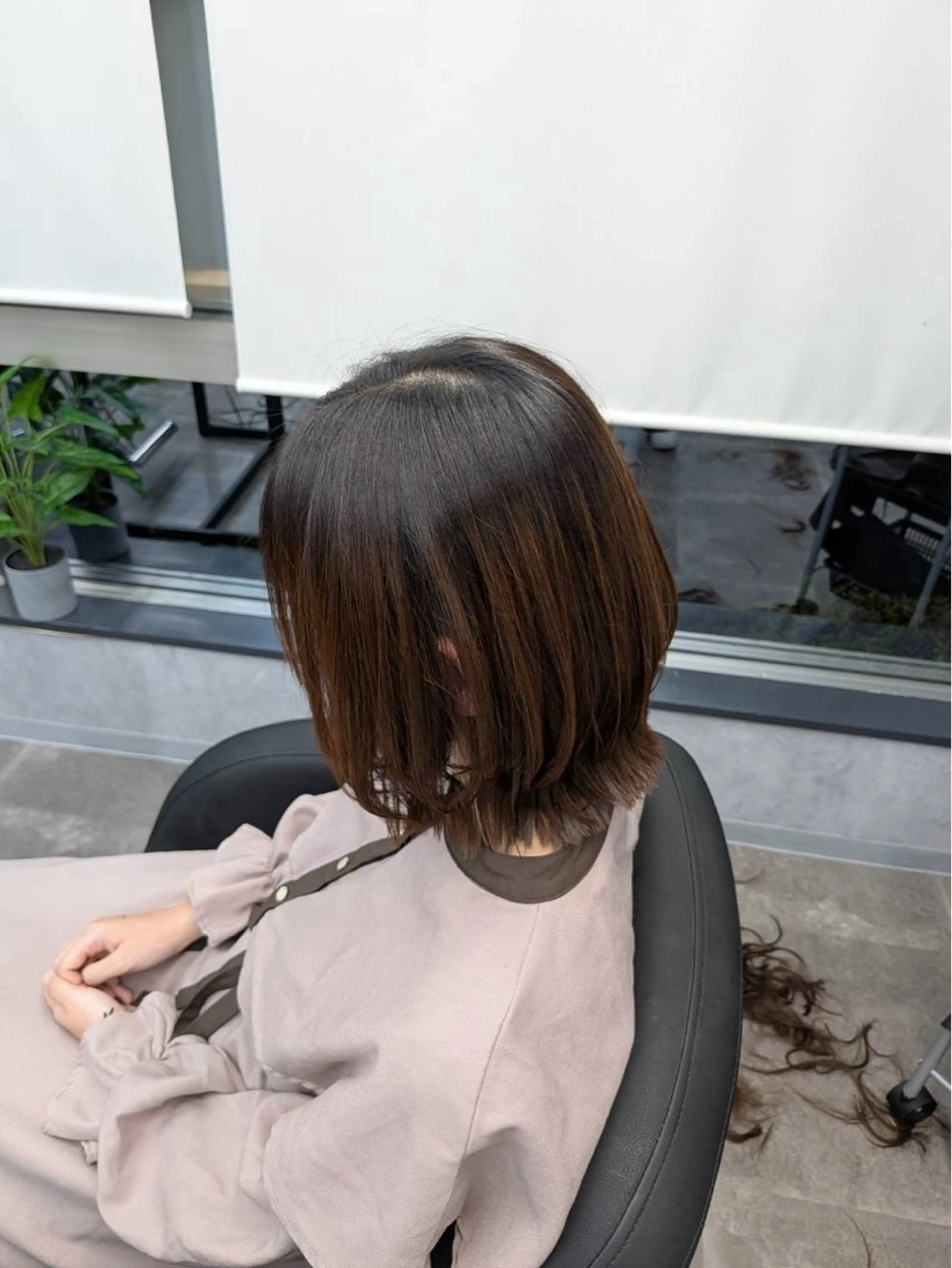 ミディアム カット 熊谷 有紗のヘアスタイル