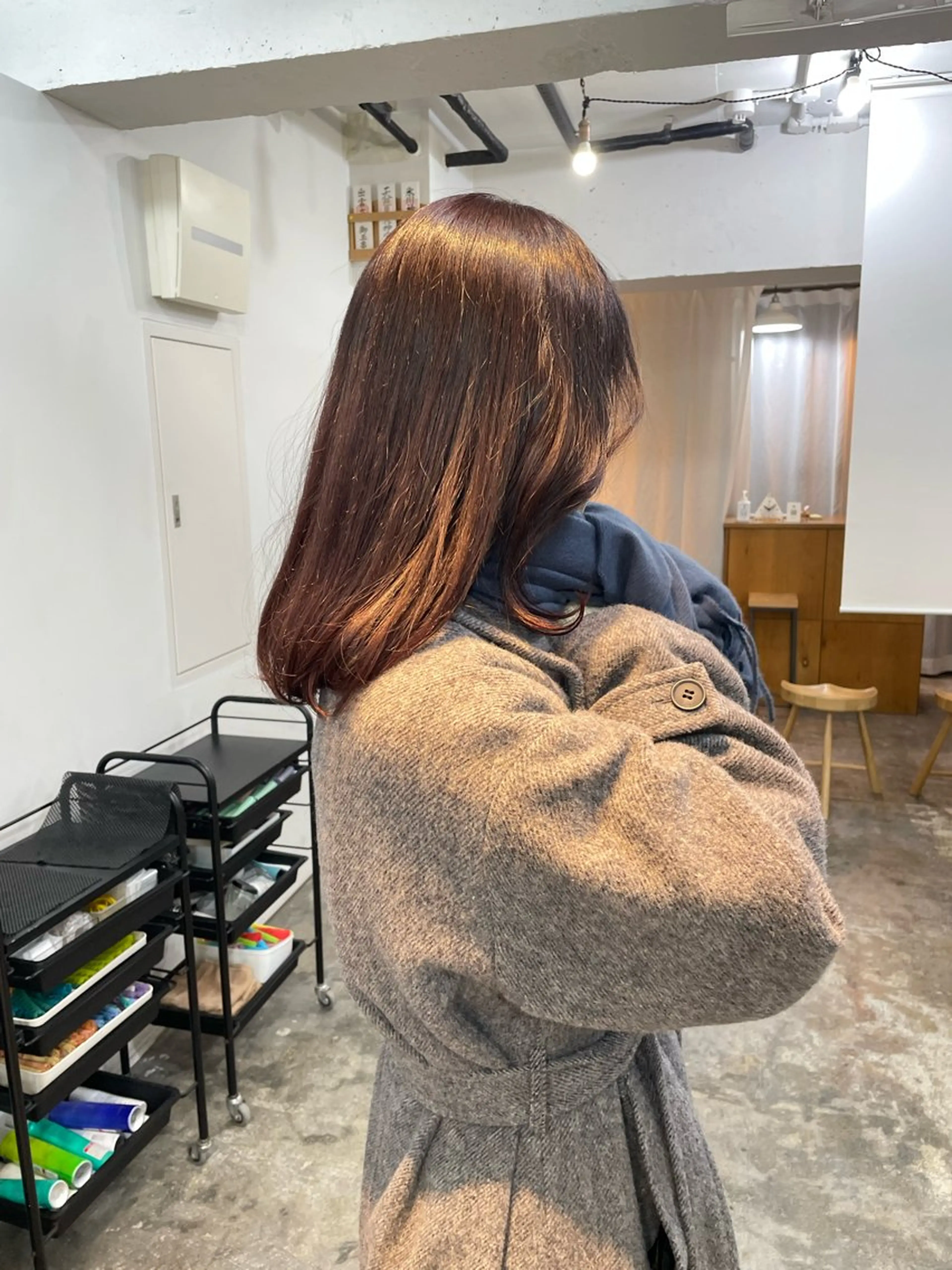 ミディアム カラー カット astar所属・kotono🪿 透明感カラーのヘアスタイル