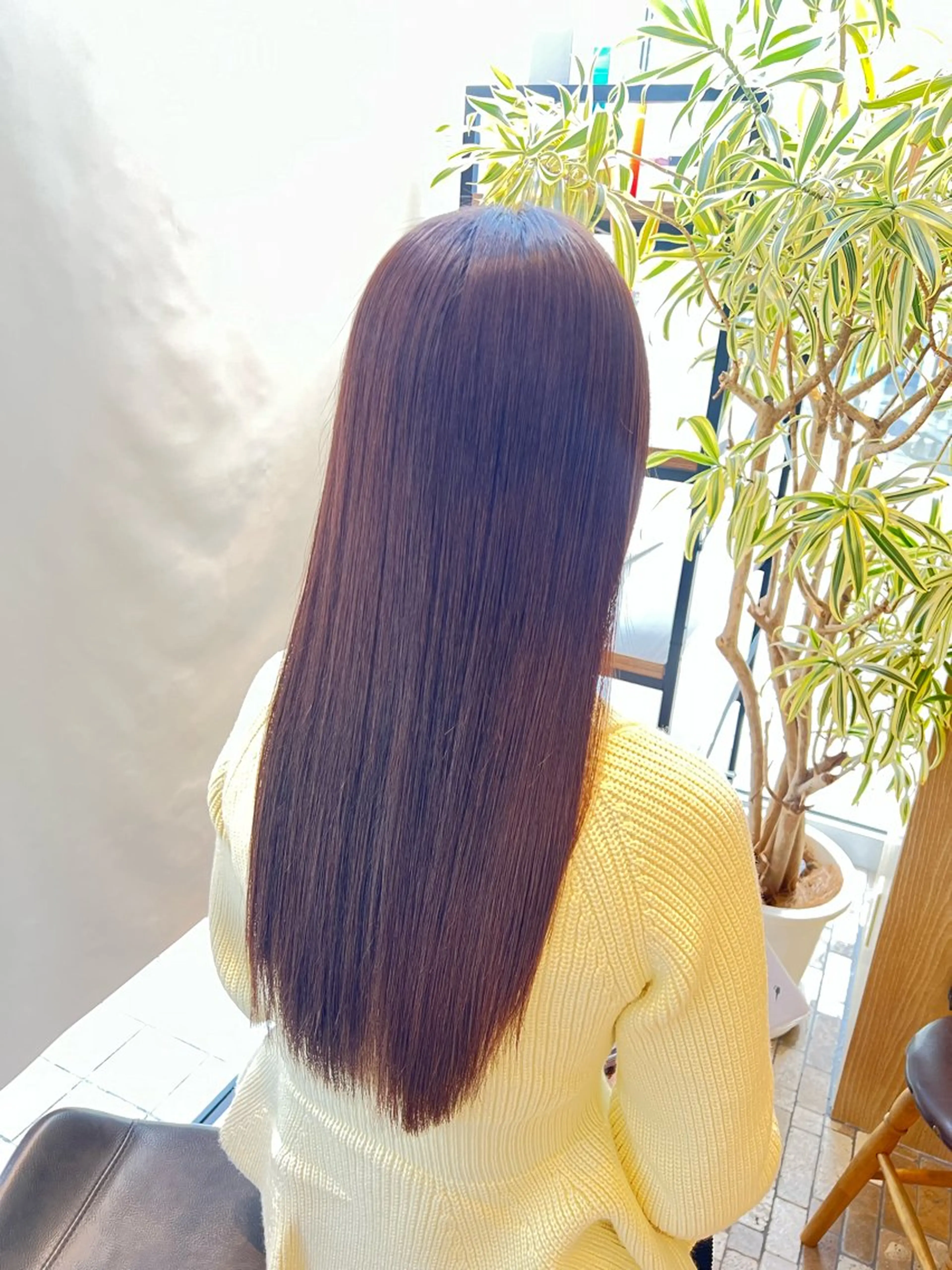 ロング パーマ 髪質改善 酸性ストレート ストレートパーマ カット 縮毛矯正 🫧Ai/ ロロネー森ノ宮💖のヘアスタイル