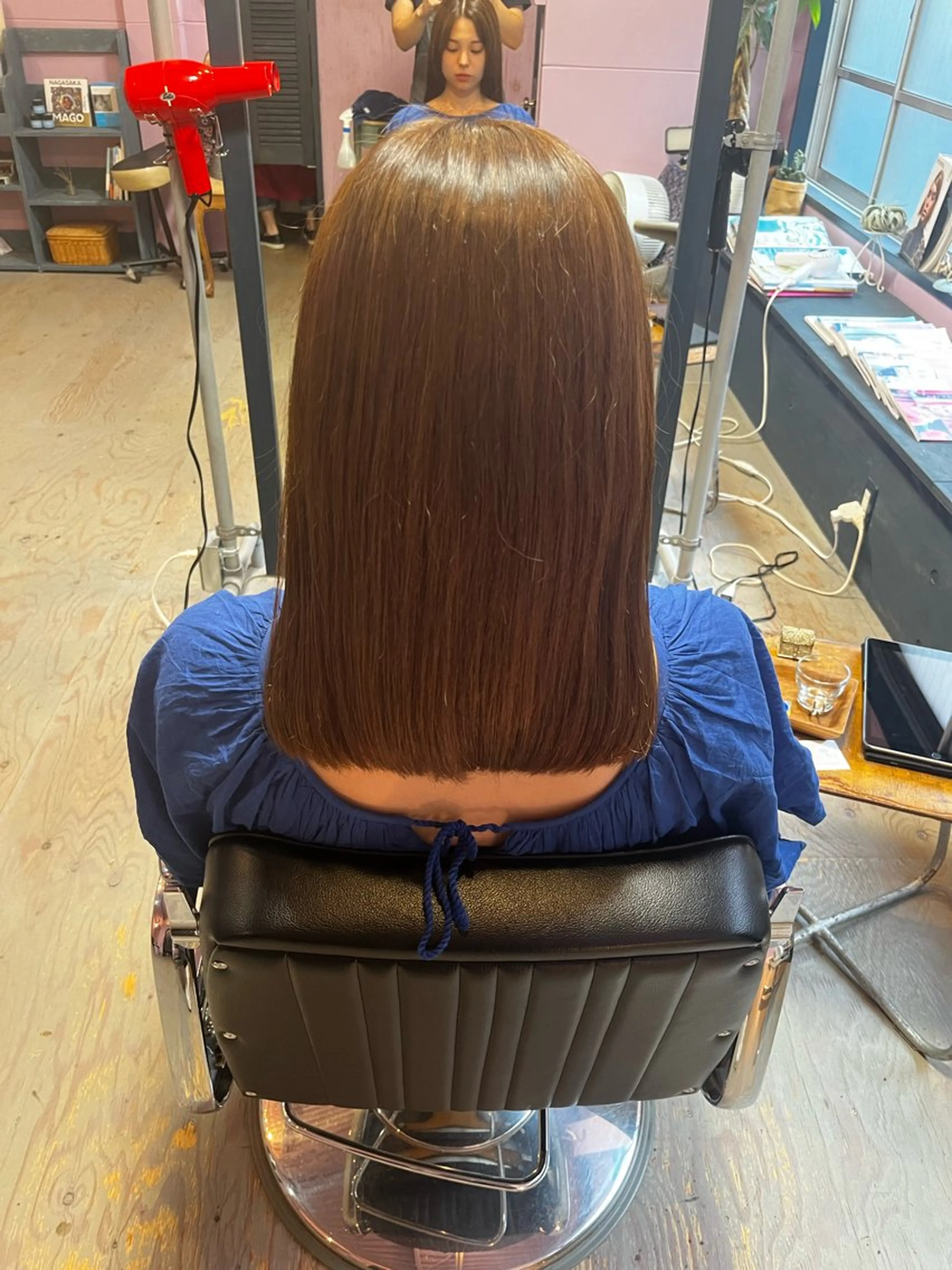 ミディアム カラー アッシュ PEACE   HAIR所属・藤野 海翔のヘアスタイル