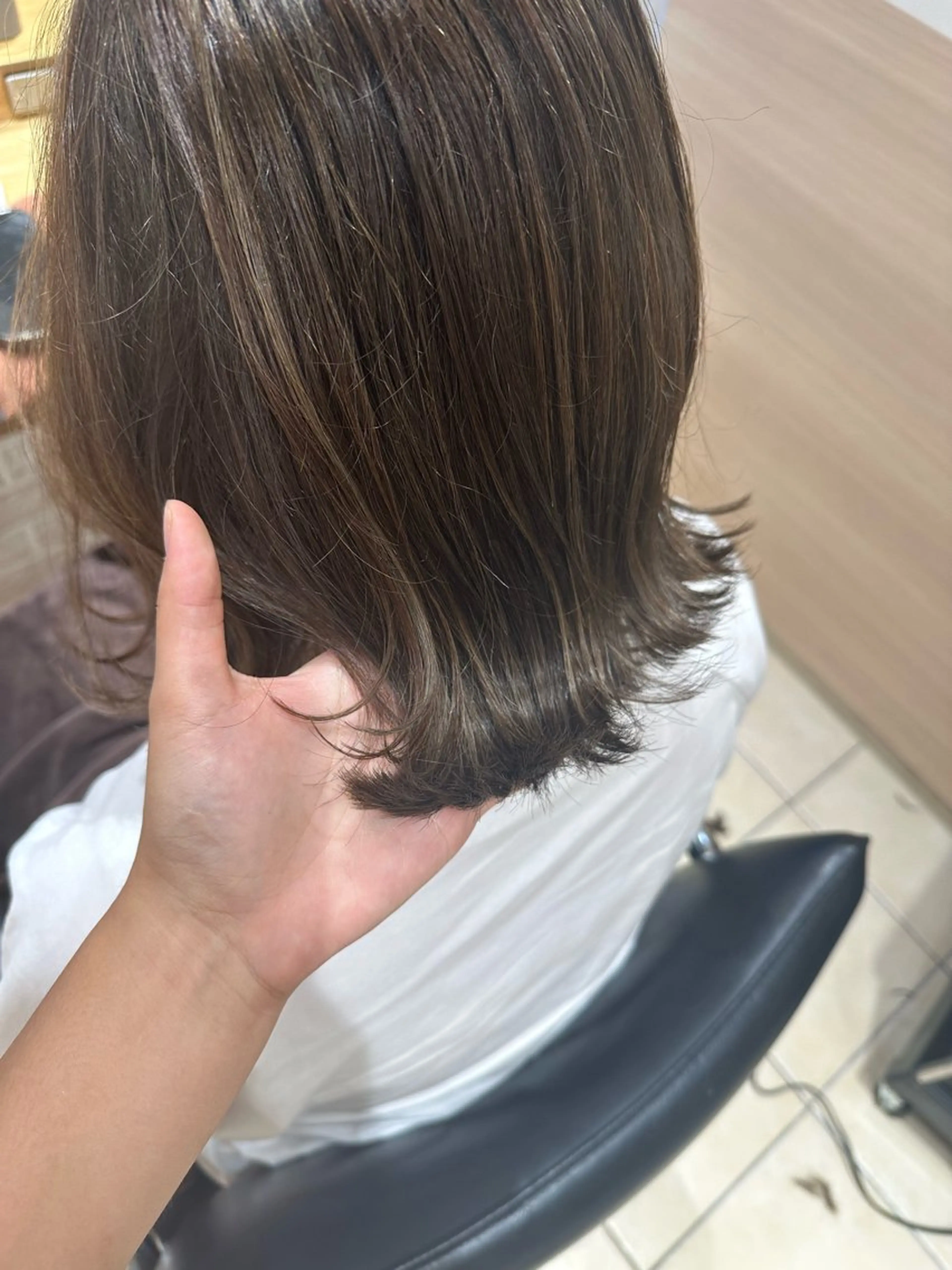 ショート カラー ブリーチ ブラウンカラー ハイライトカラー モカブラウン ナチュラルブラウン ヘアカラー GO TODAY SHAiRE SALON所属・天野 瑠真のヘアスタイル