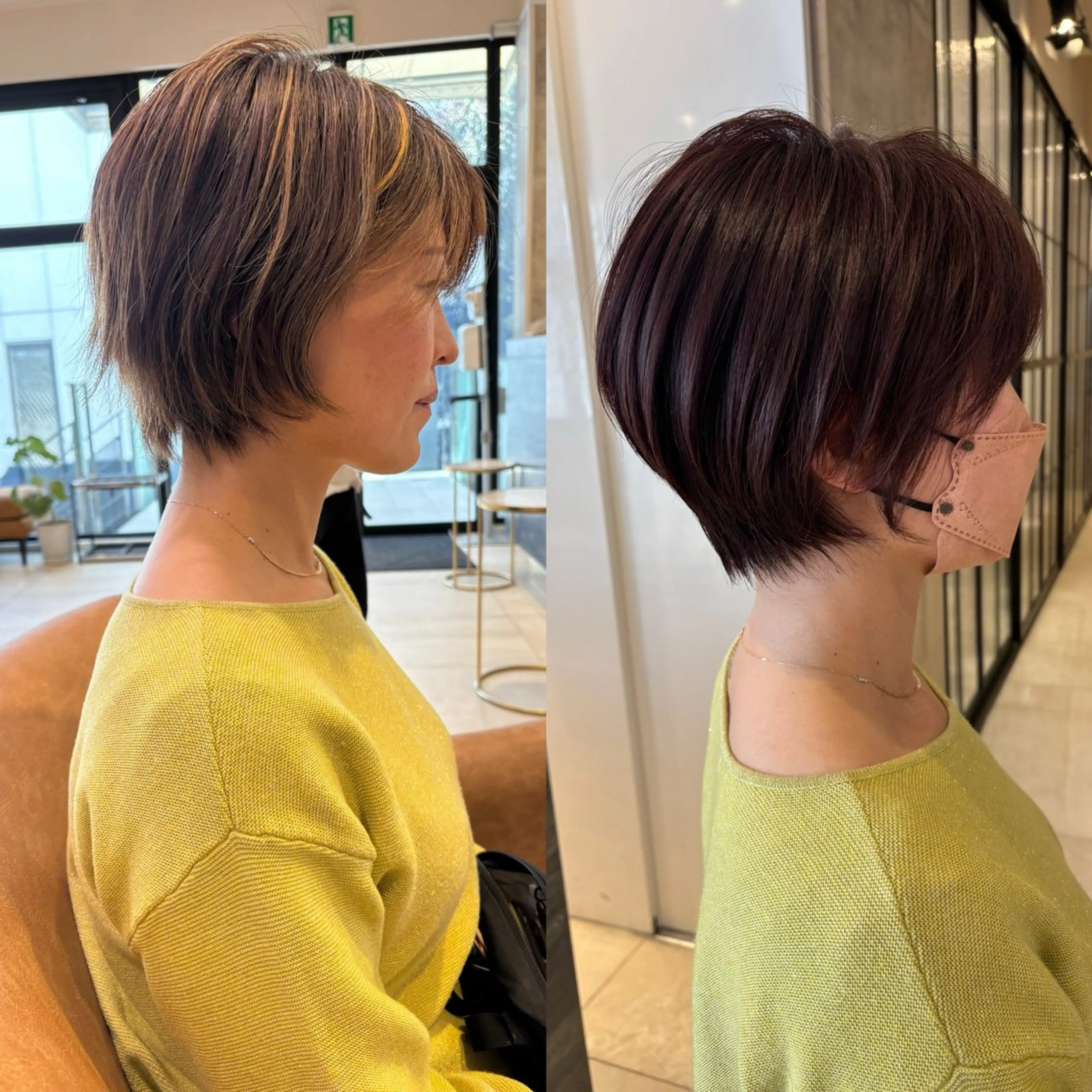 ショート ショートボブ ボブ ショートヘア 無料カットモデル /ショート特化/荒砂のヘアスタイル