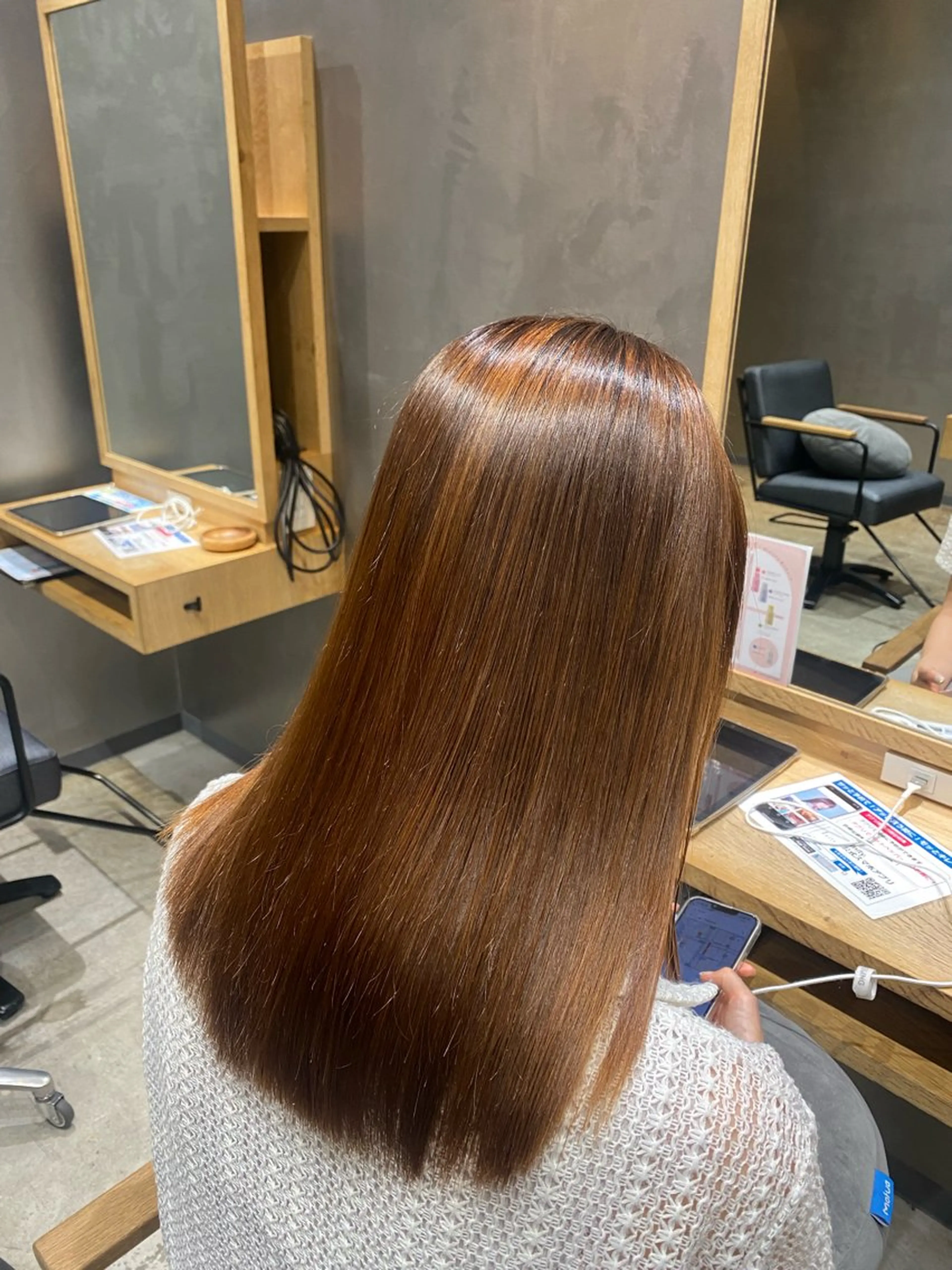 🩵9月4日お一人様限定🩵縮毛矯正モデル募集中です✨️ホリスティック矯正でつや髪にしませんか？の写真