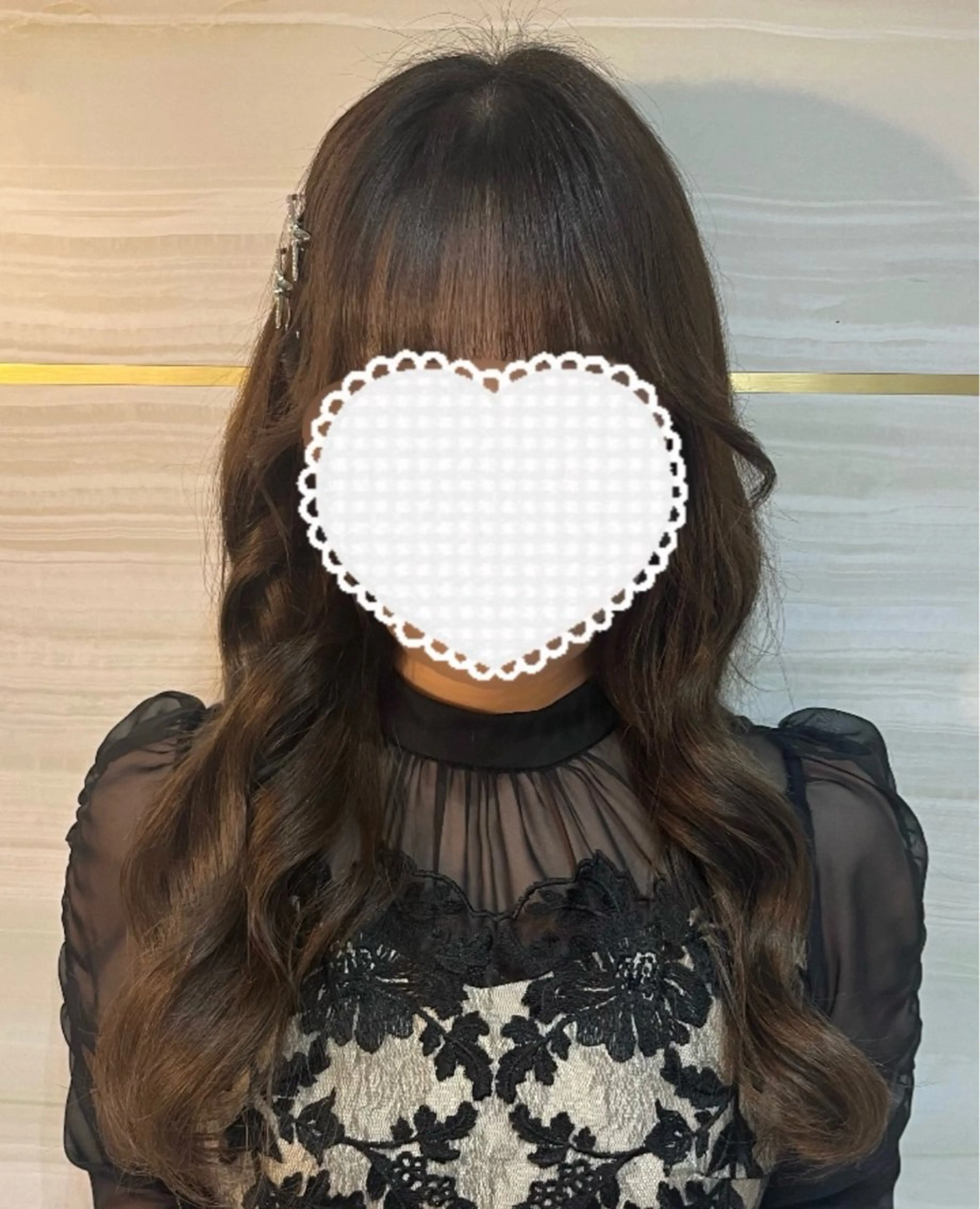 ロング ヘアアレンジ 韓国風ヘア ヘアセット 💙Ami💙 elubylovisのヘアスタイル