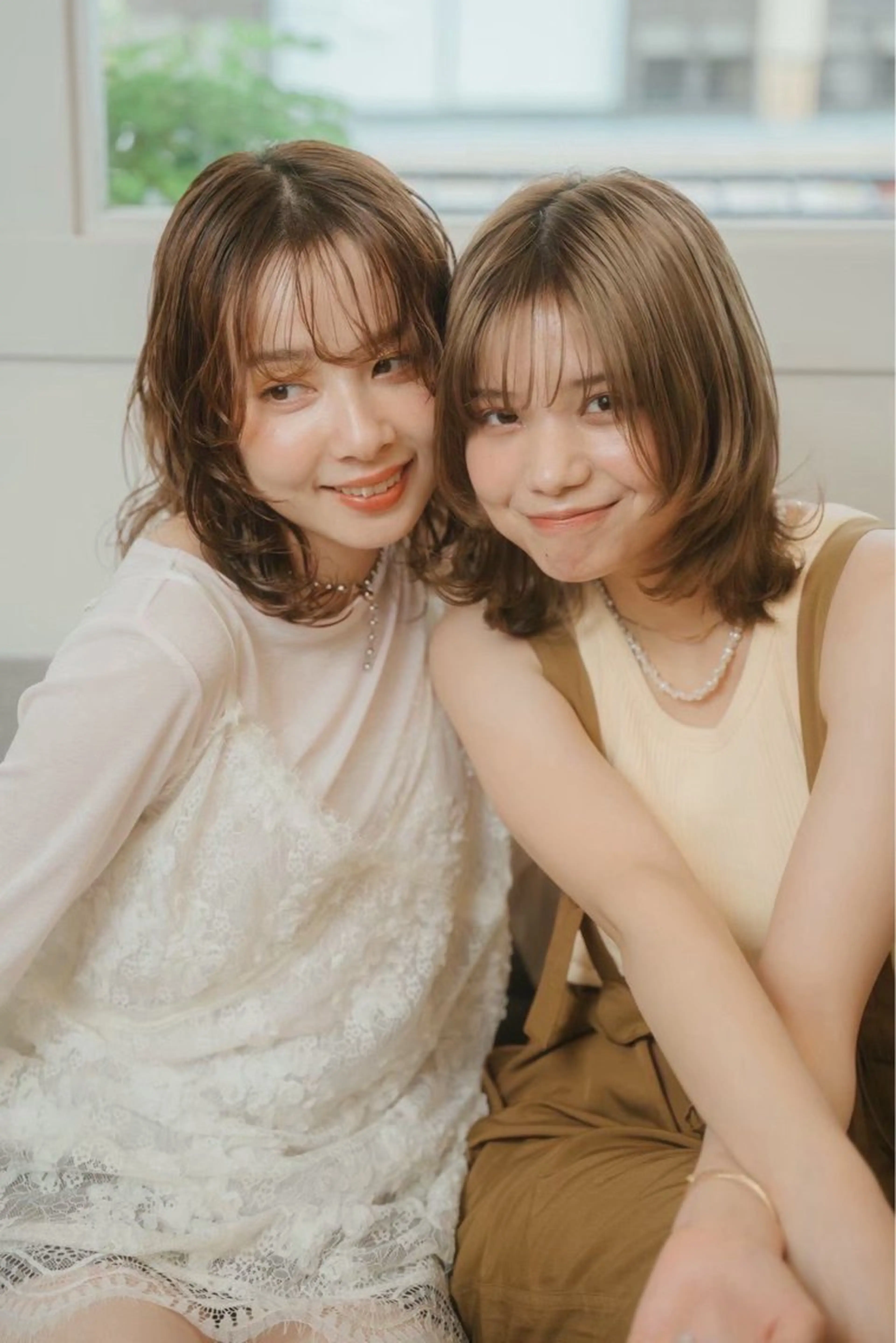 ミディアム 千代谷 風華のヘアスタイル