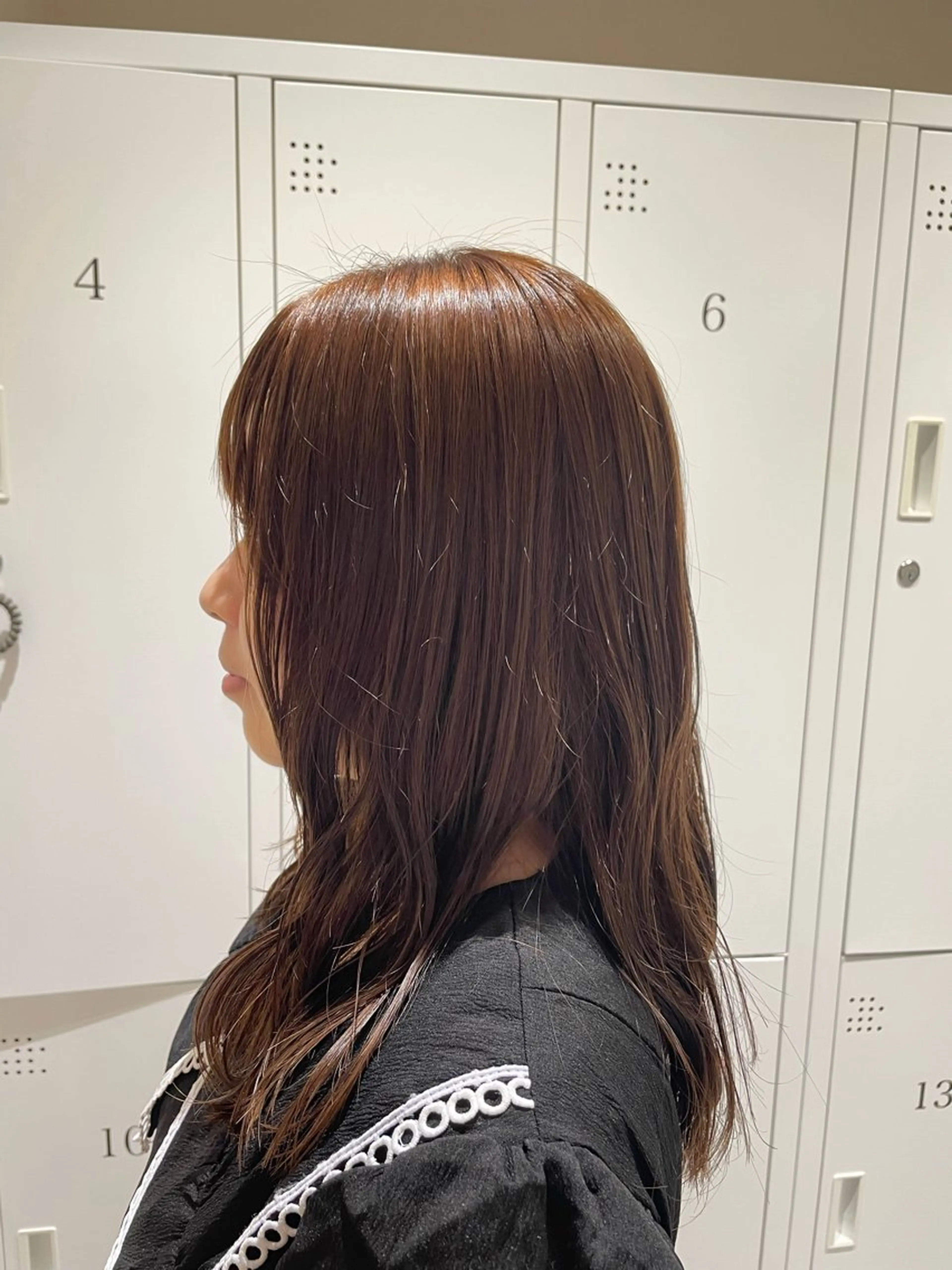 セミロング 韓国風￤ボブ￤パーマ 🍒竹下 茜🍒のヘアスタイル