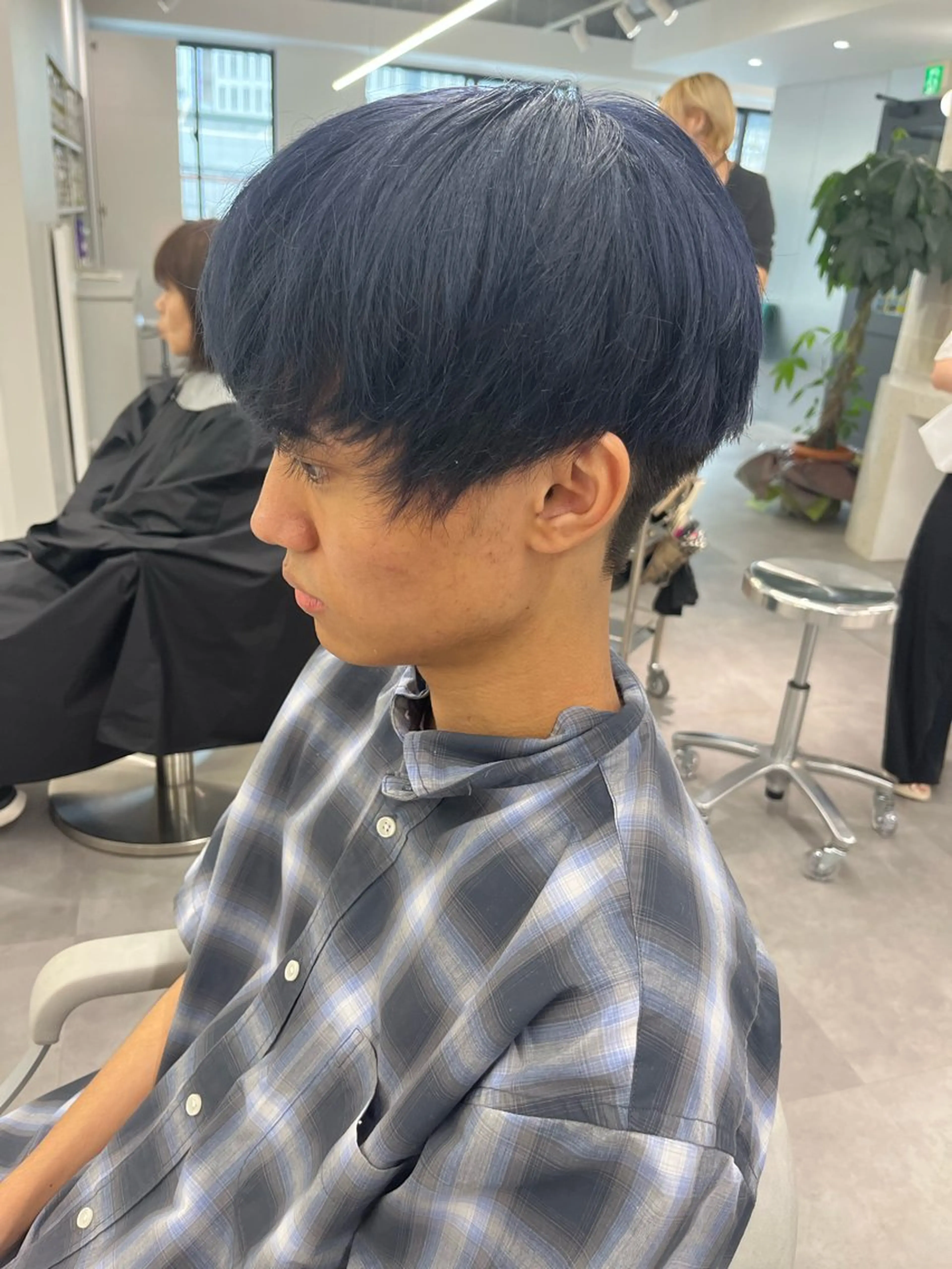カラー メンズ カット ヘアカラー 藤川 克己のヘアスタイル