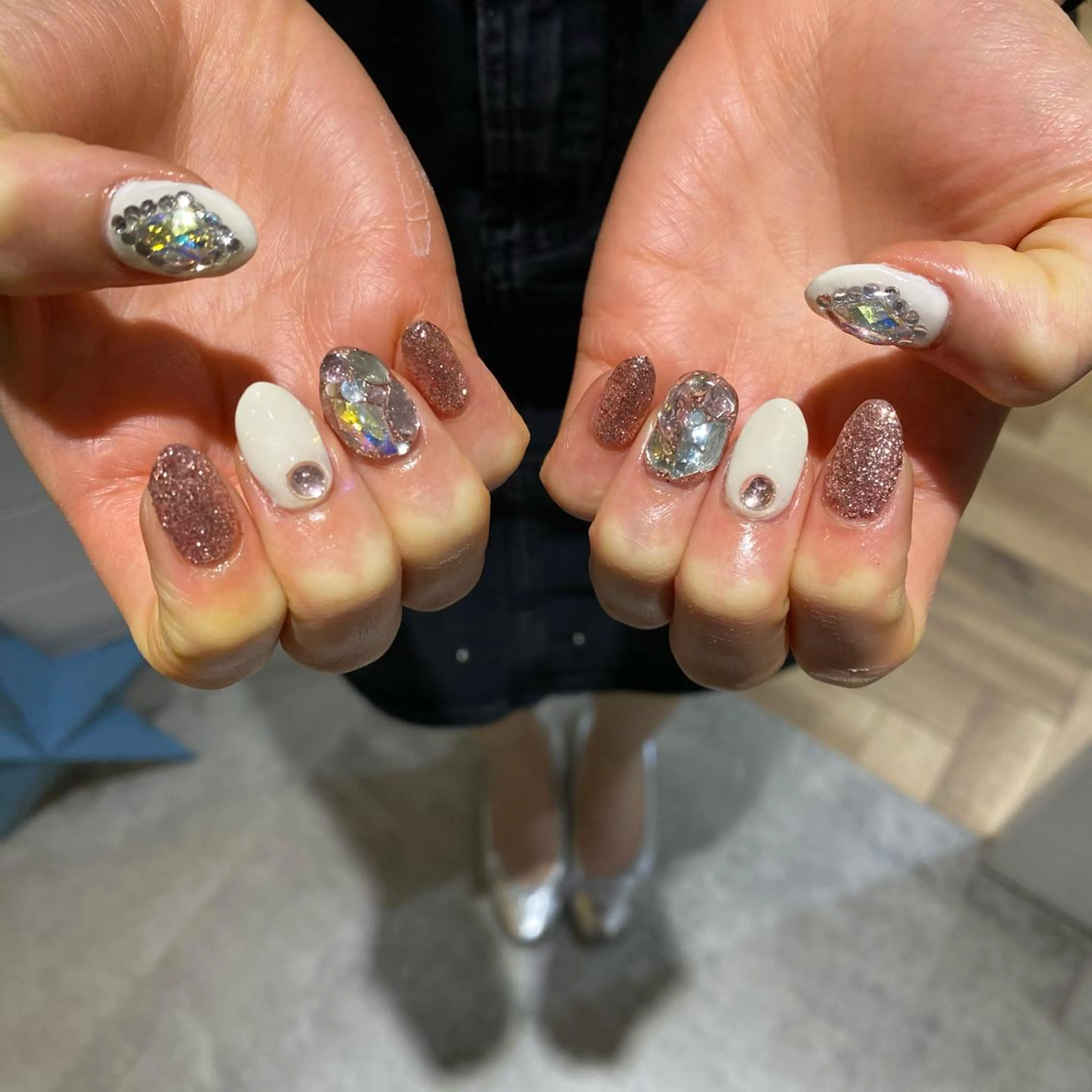 ネイル sio.nail&eyebrow salon shimokitazawa2号店所属・nailist mana𖤐´-のネイルデザイン