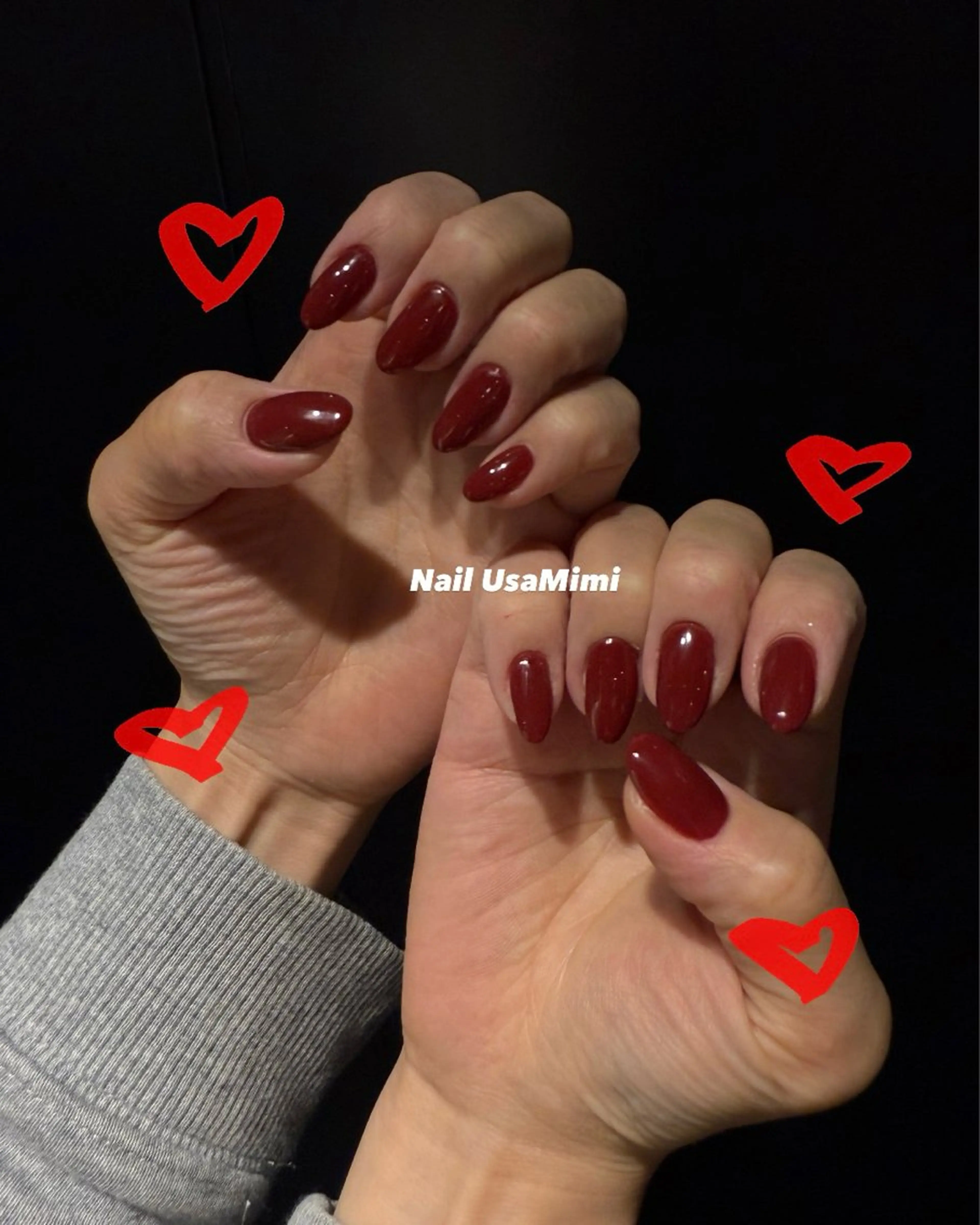 ネイル ハンドネイル 本町NailUsaM imi KEINAのネイルデザイン