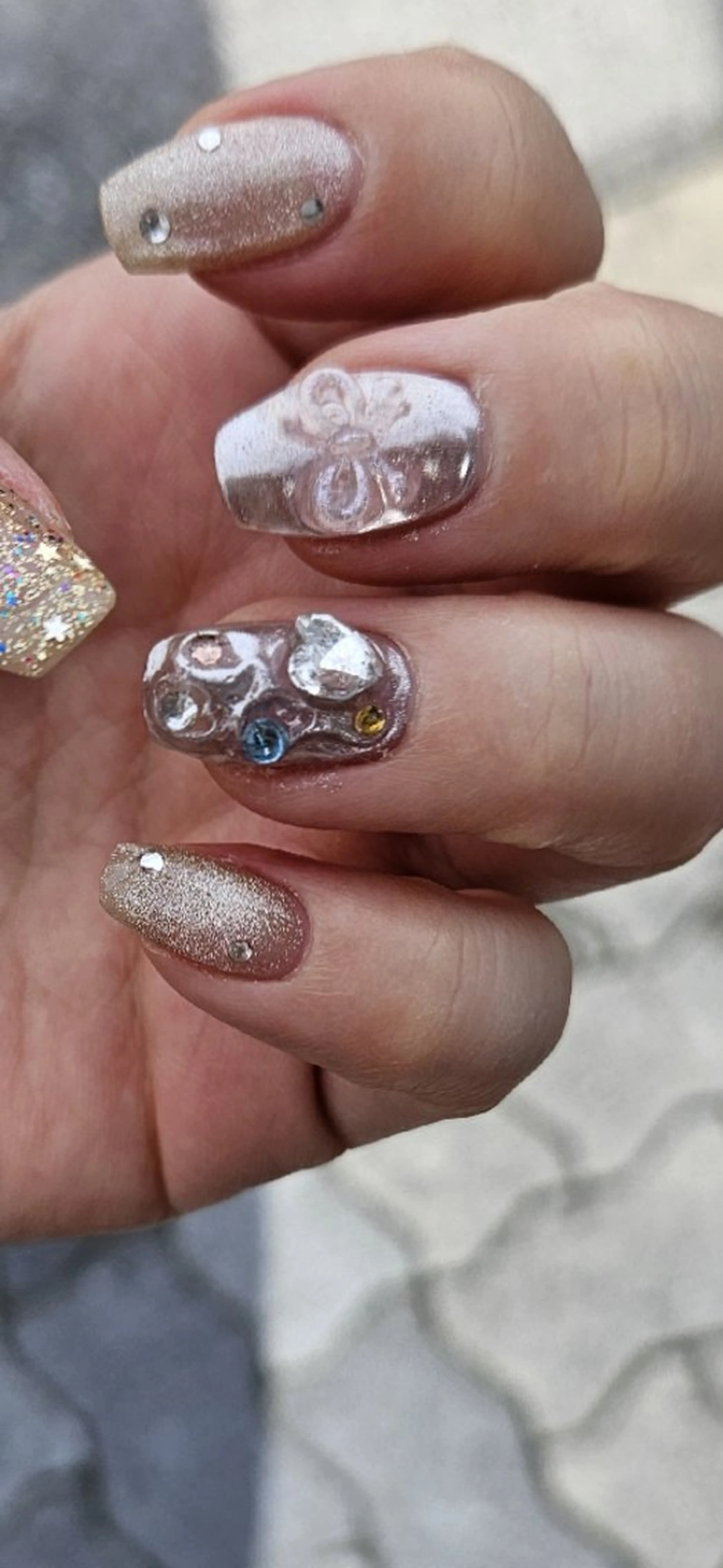 ネイル アートネイル shellnail さなえのネイルデザイン