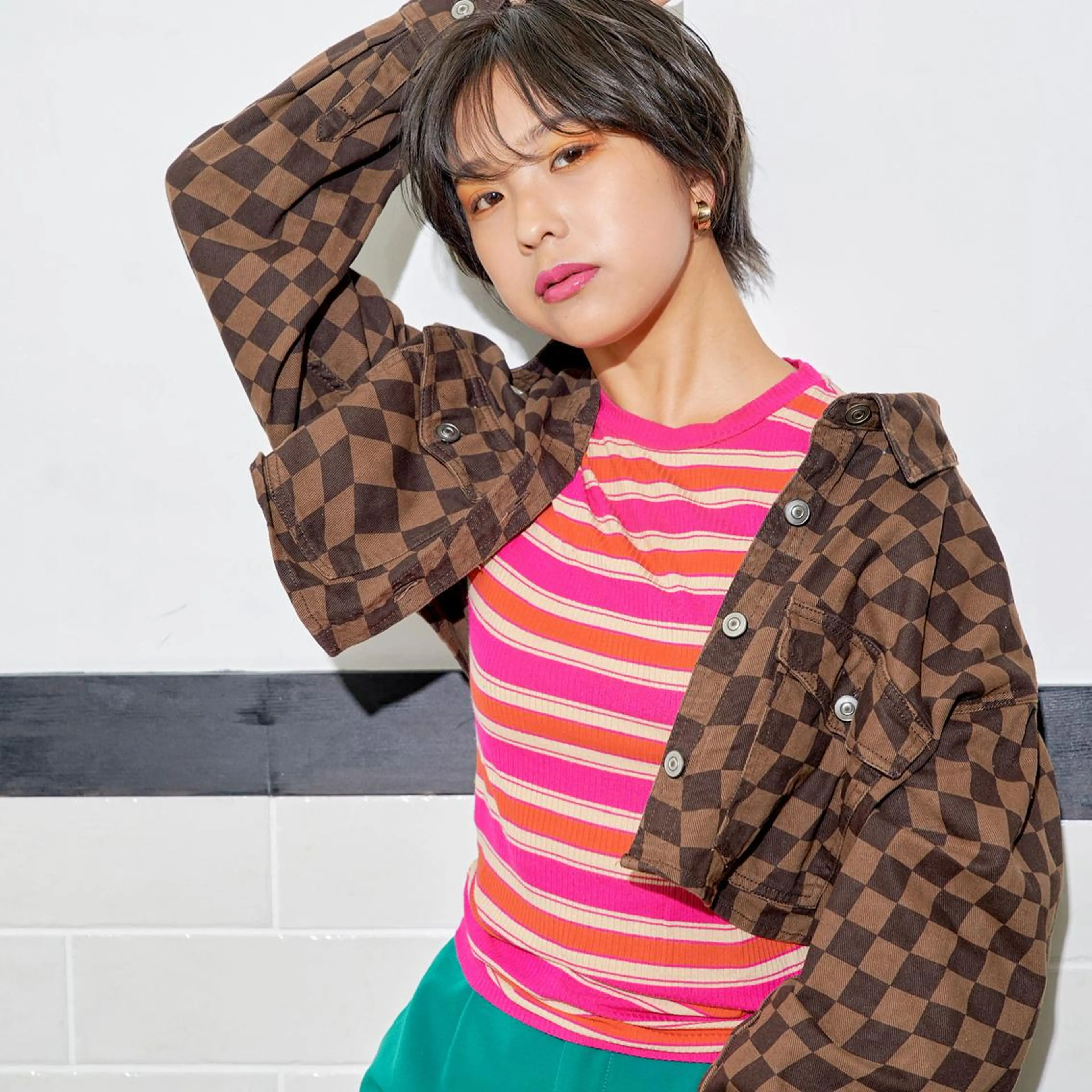 【肩上ショート】質感再整カラー➕4stepトリートメントの写真