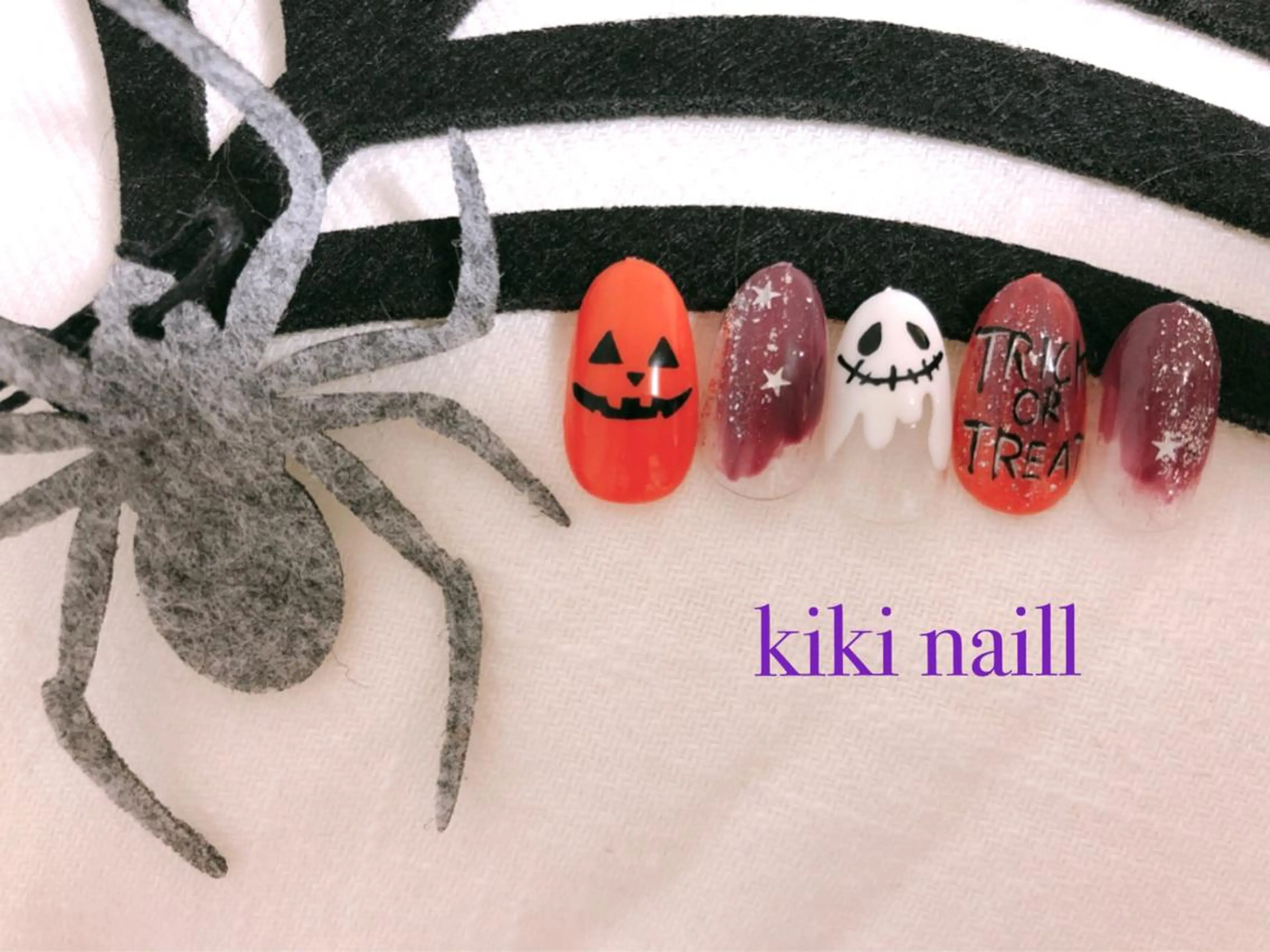 ネイル ハロウィン kiki nail 二子玉川のネイルデザイン