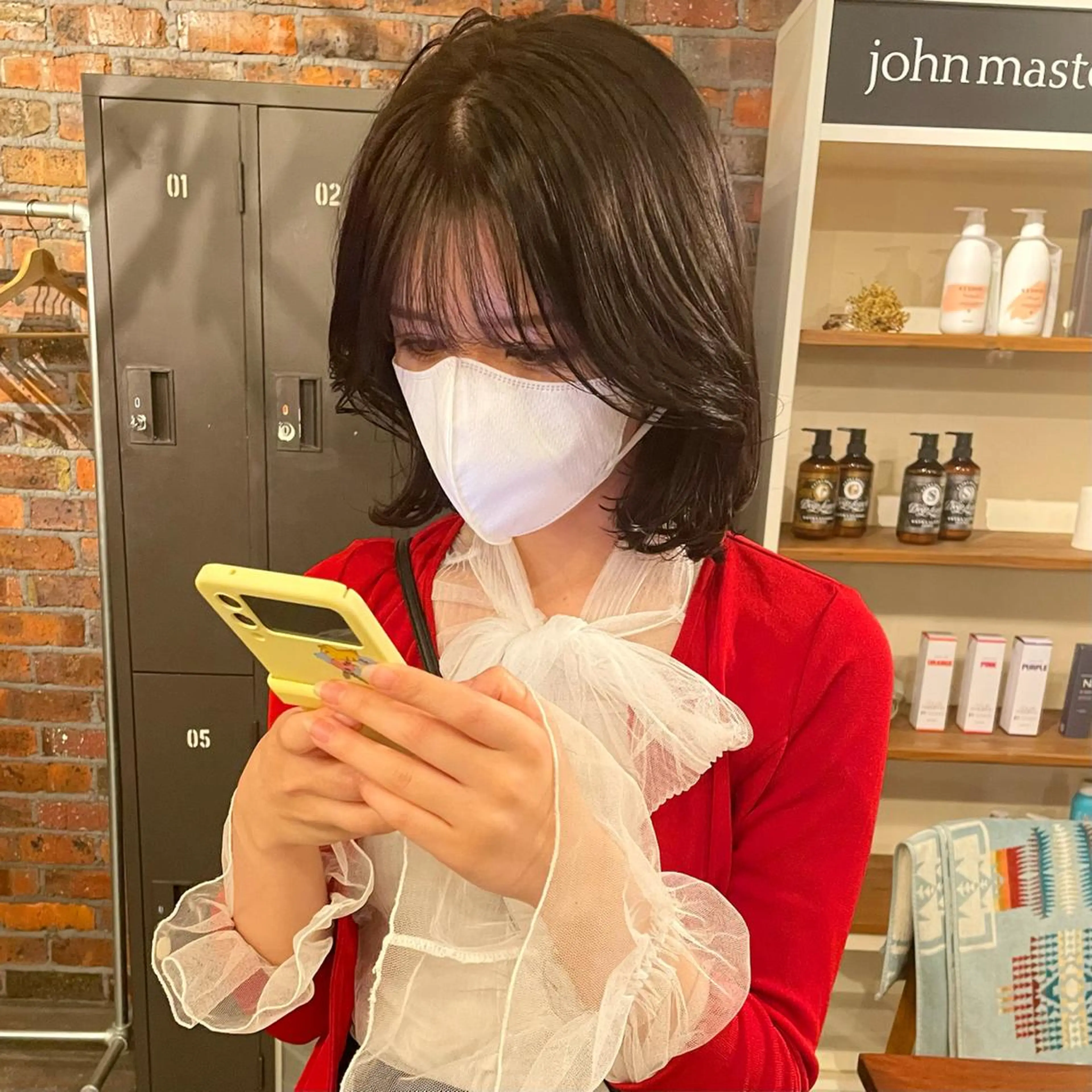 ショート カラー tablier所属・tablier 熊谷日菜子のヘアスタイル