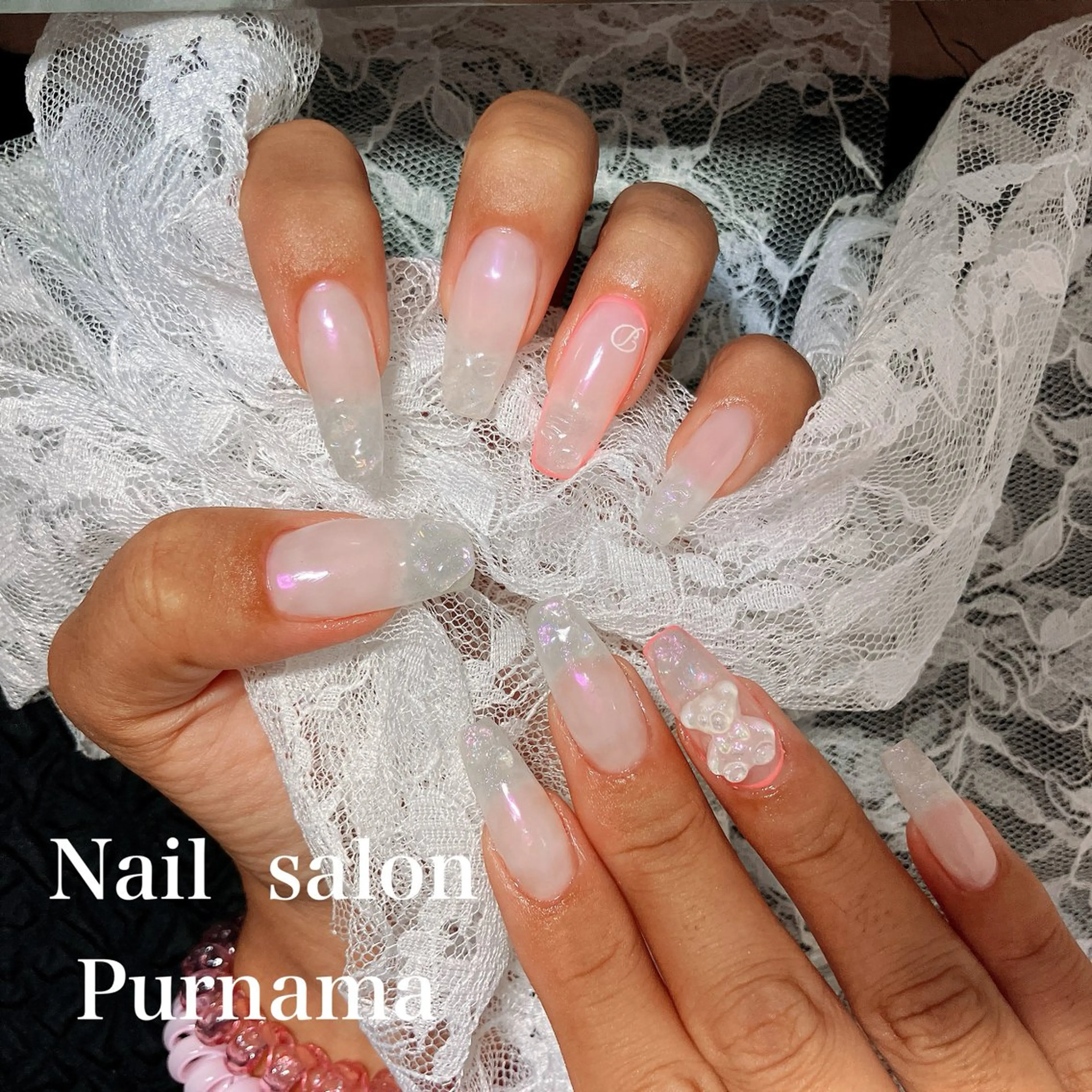 ネイル ハンドネイル Purnama(ﾌﾟﾙﾅﾓ)所属・Purnama あきのネイルデザイン
