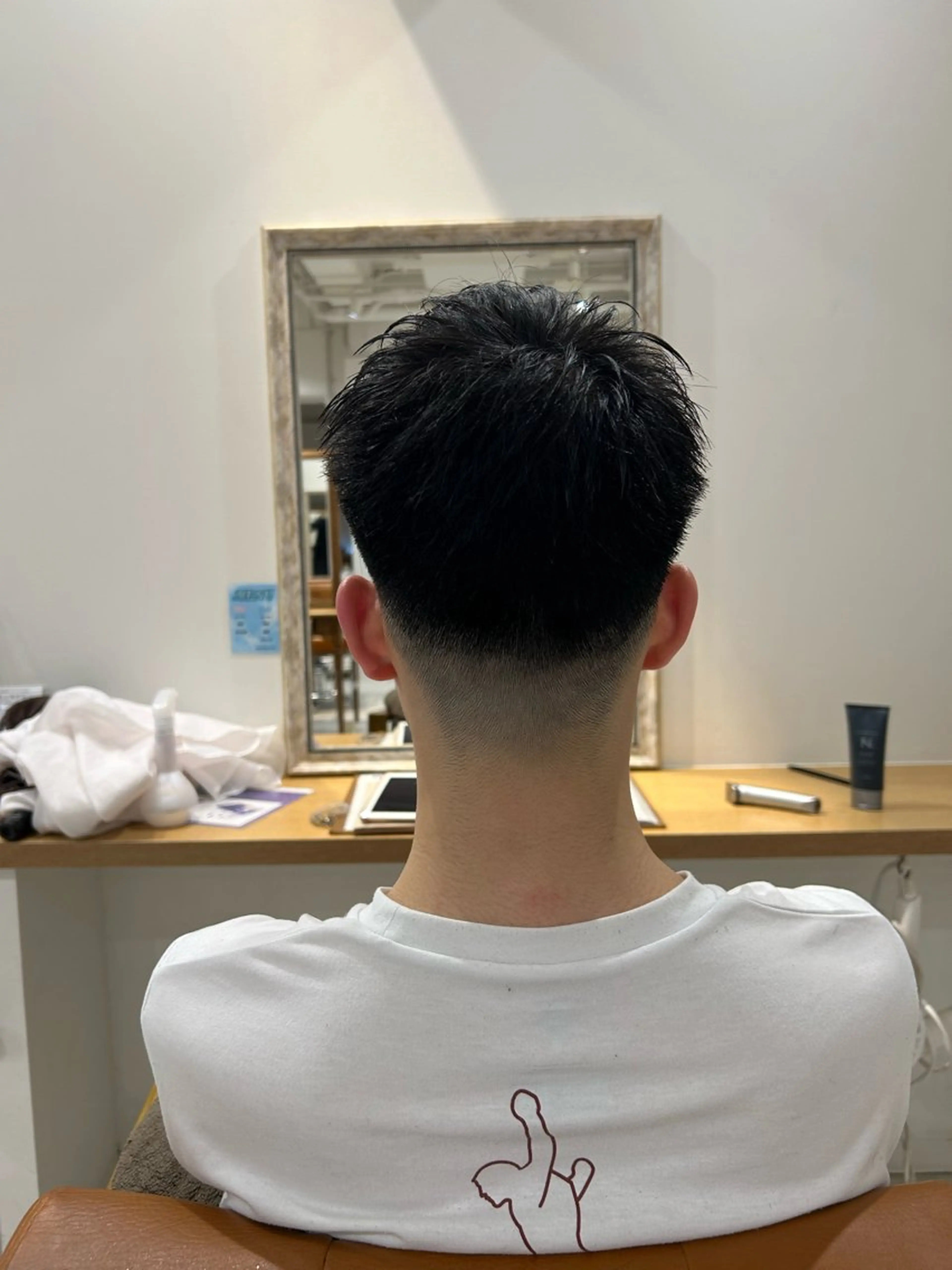ショート メンズ カット 山﨑 燦人のヘアスタイル