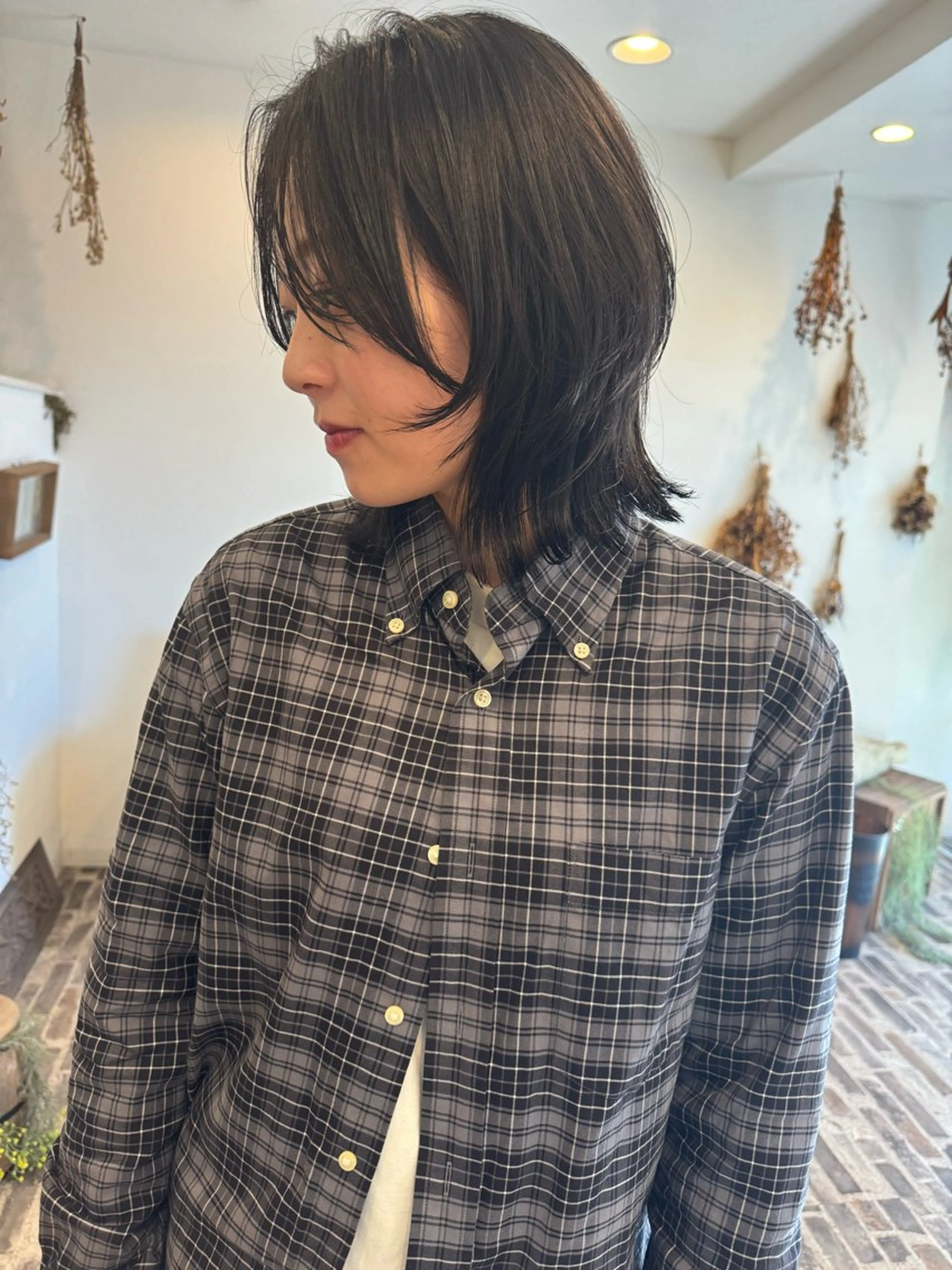 ショート カラー 黒髪 ウルフカット カット ヘアカラー トリートメント m ā l o.🌷 サカモトマイコのヘアスタイル