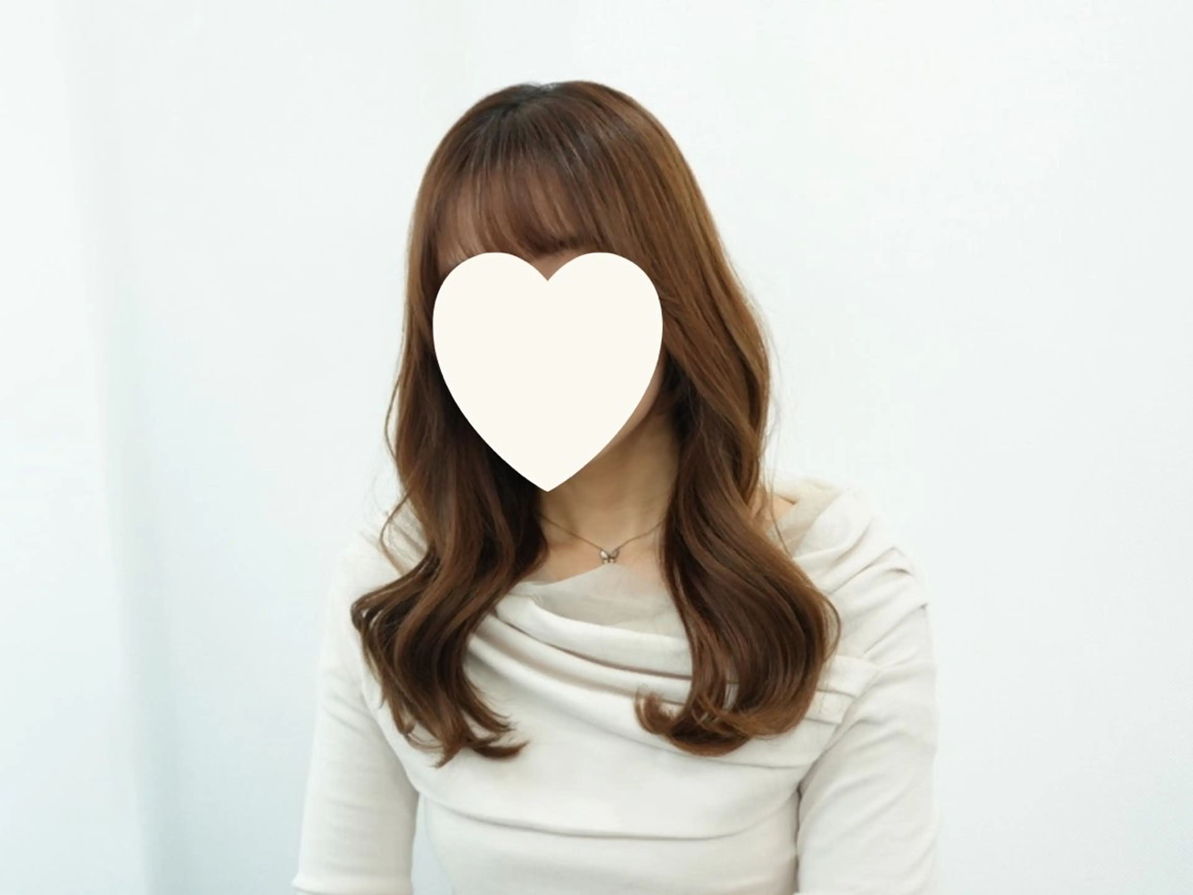 ロング デート ロング 小顔カット カット ヘアカラー Endearing 銀座/レイヤーカットのヘアスタイル