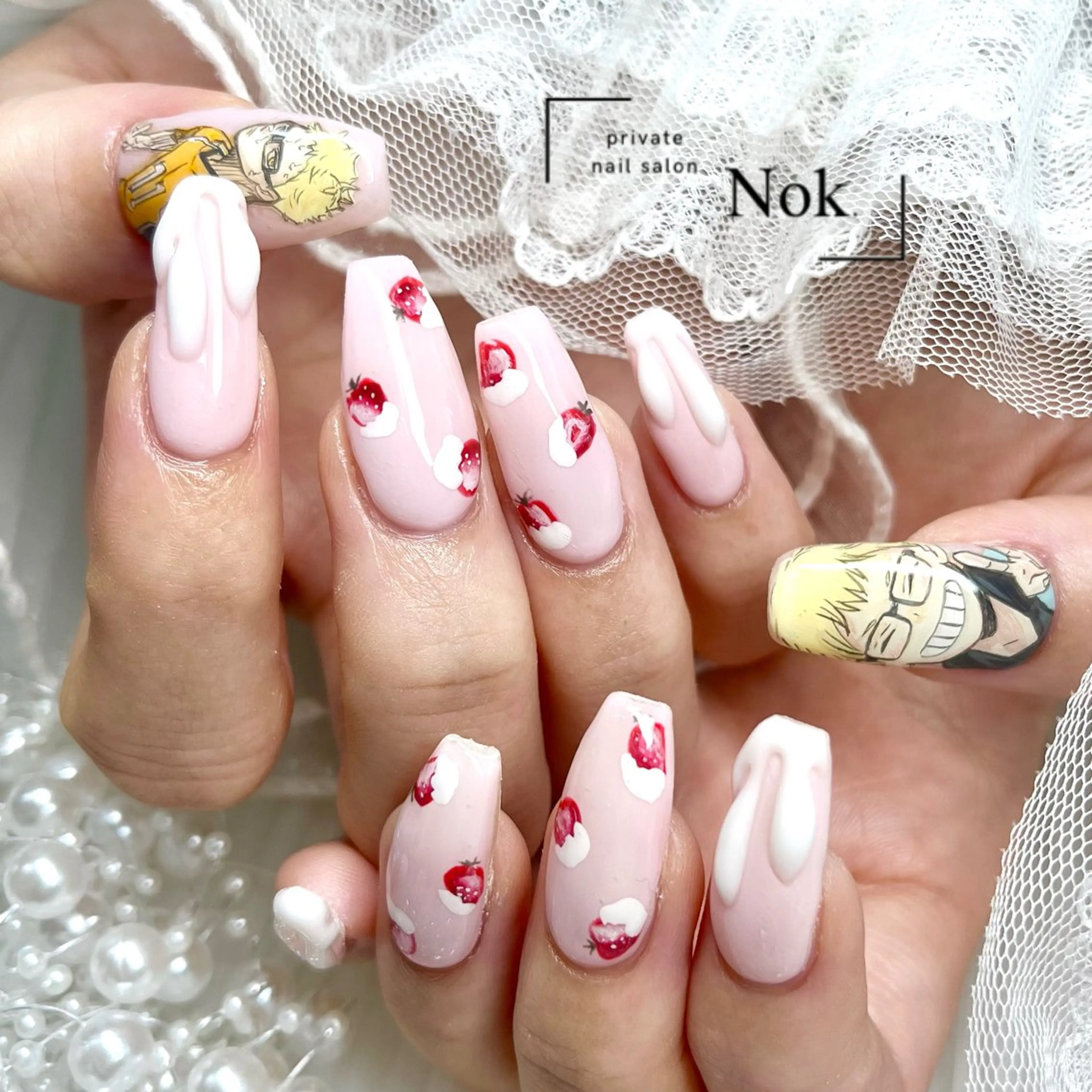 ネイル ハンドネイル 池袋痛ネイル Nok. 渡辺のネイルデザイン