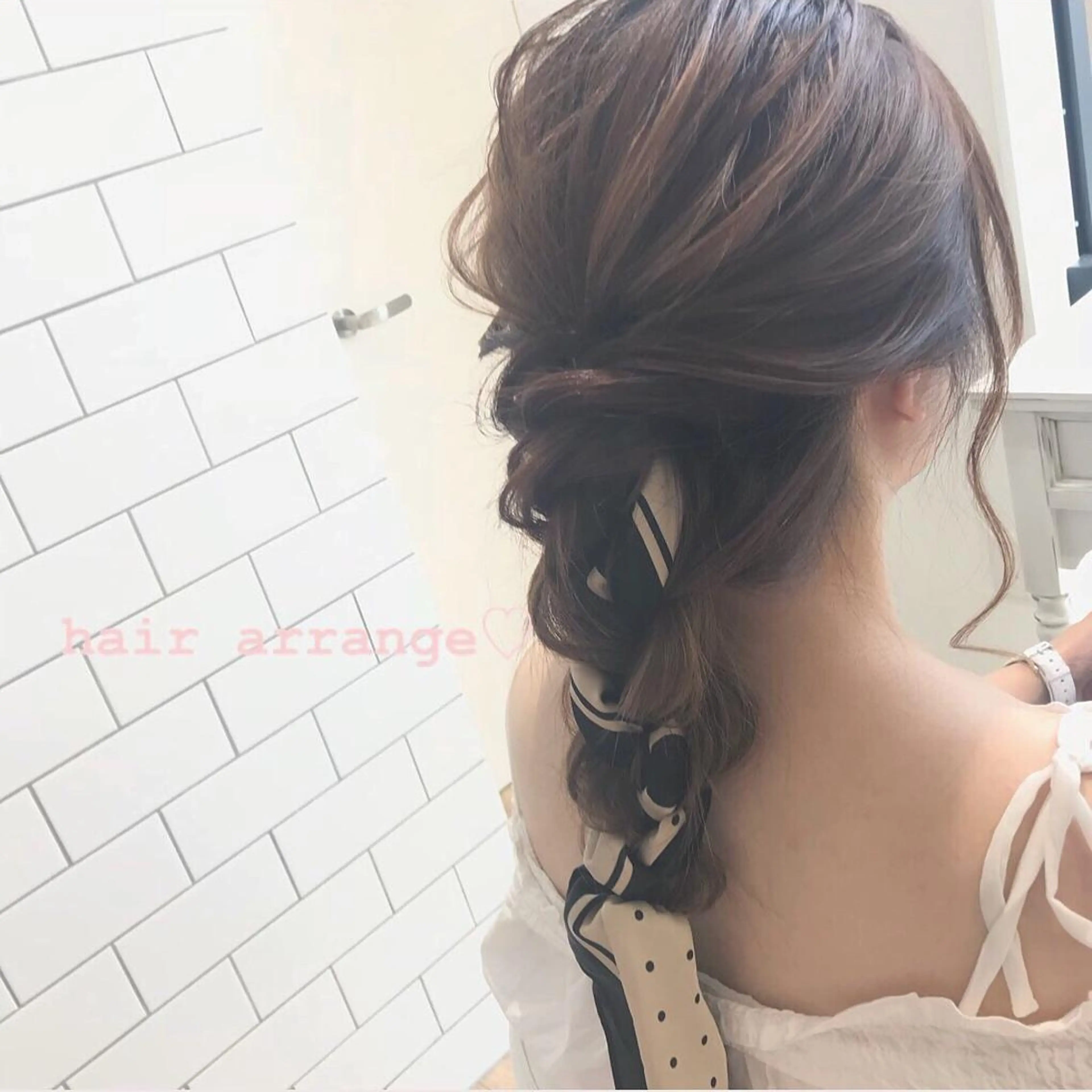 ロング ボブ ロング ヘアセット 🥛洒落髪小顔cut なら龍崎🥛のヘアスタイル