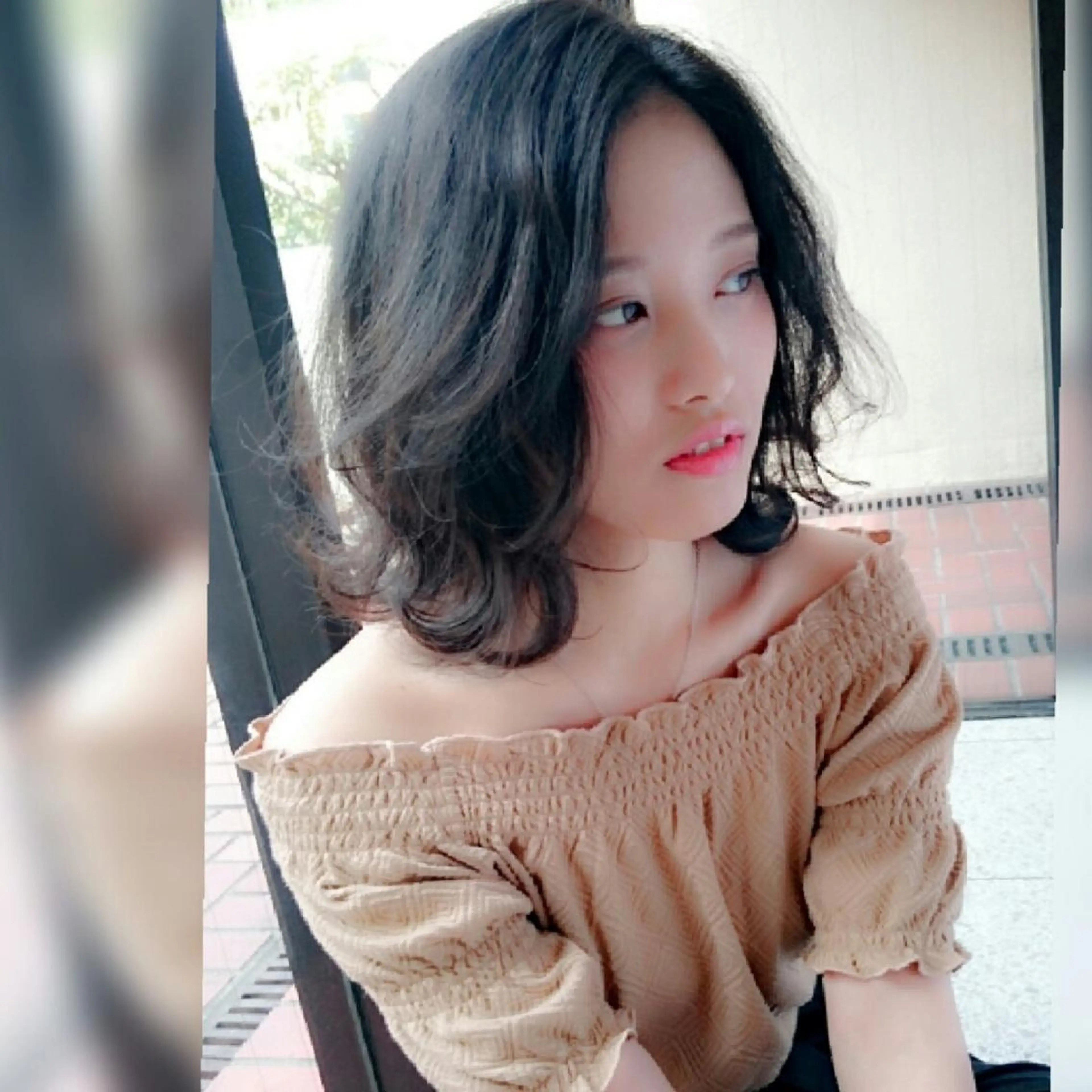 カラー ミディアム アッシュ ma cherie 三浦直美のヘアスタイル