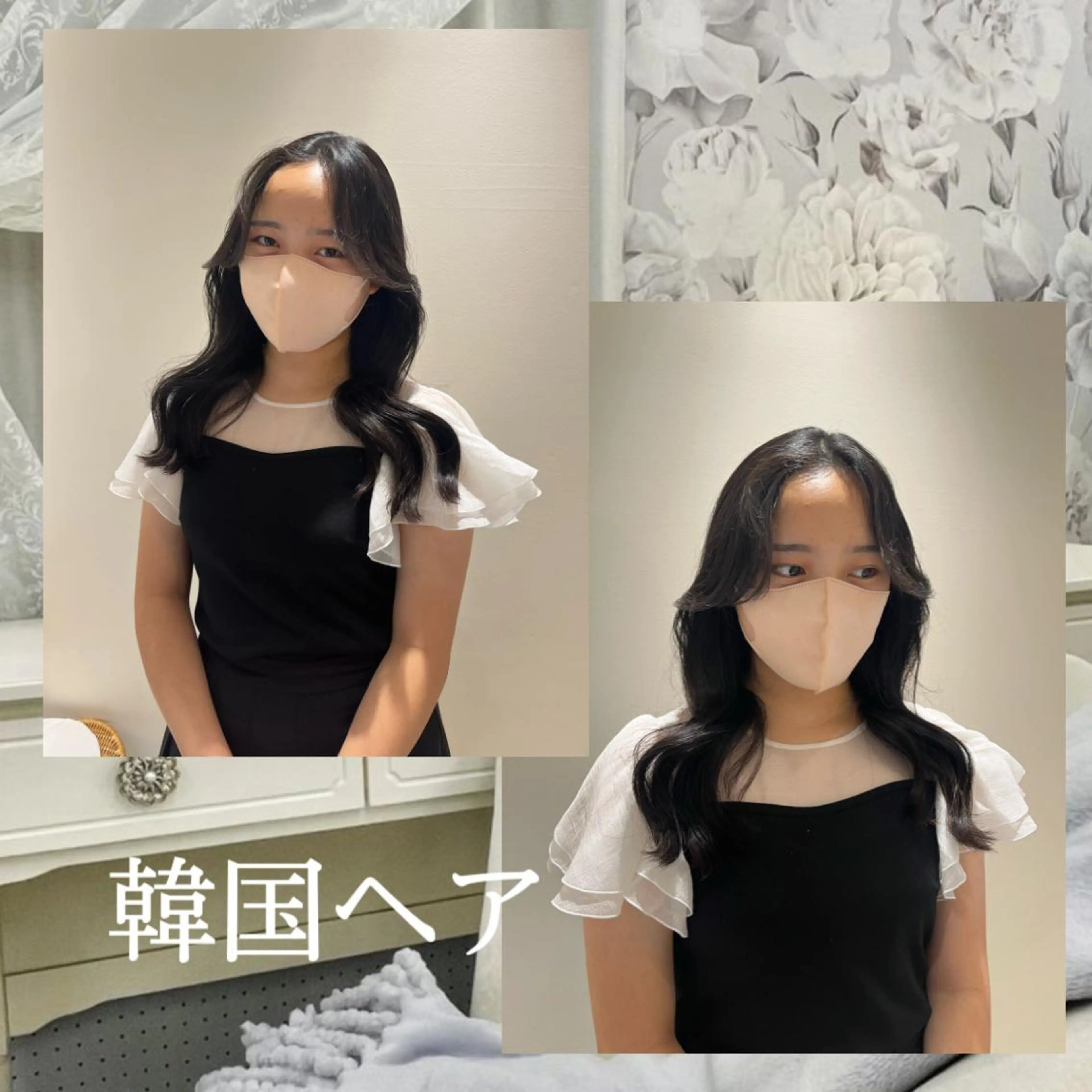 セミロング カラー ヘアアレンジ 韓国風ヘア カット eN°byyoureshair所属・🎀若者人気No.1 湯川響🎀のヘアスタイル